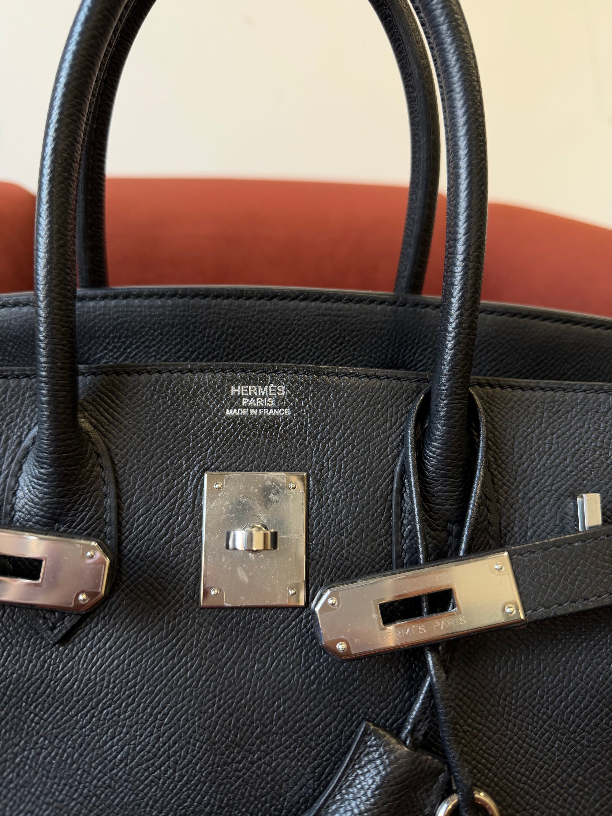 Hermès Birkin 30 In Black Epsom (2006)