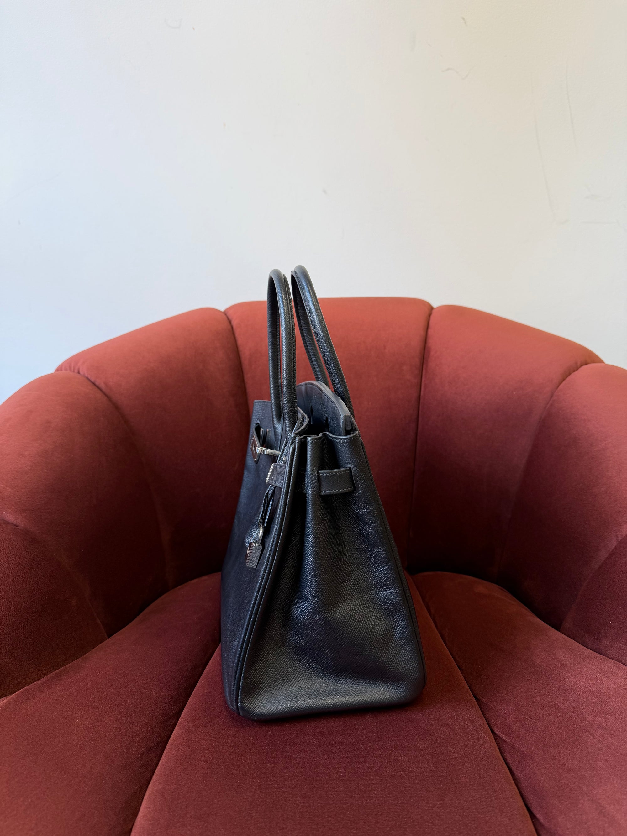 Hermès Birkin 30 In Black Epsom (2006)