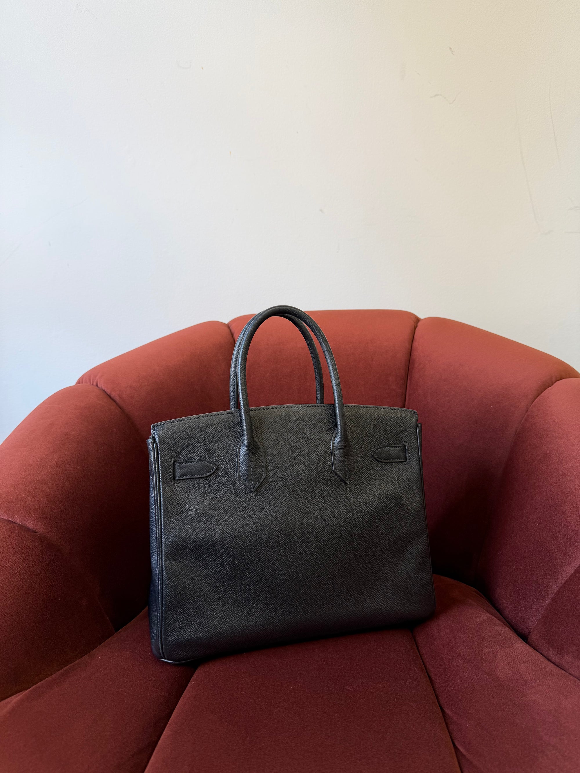 Hermès Birkin 30 In Black Epsom (2006)