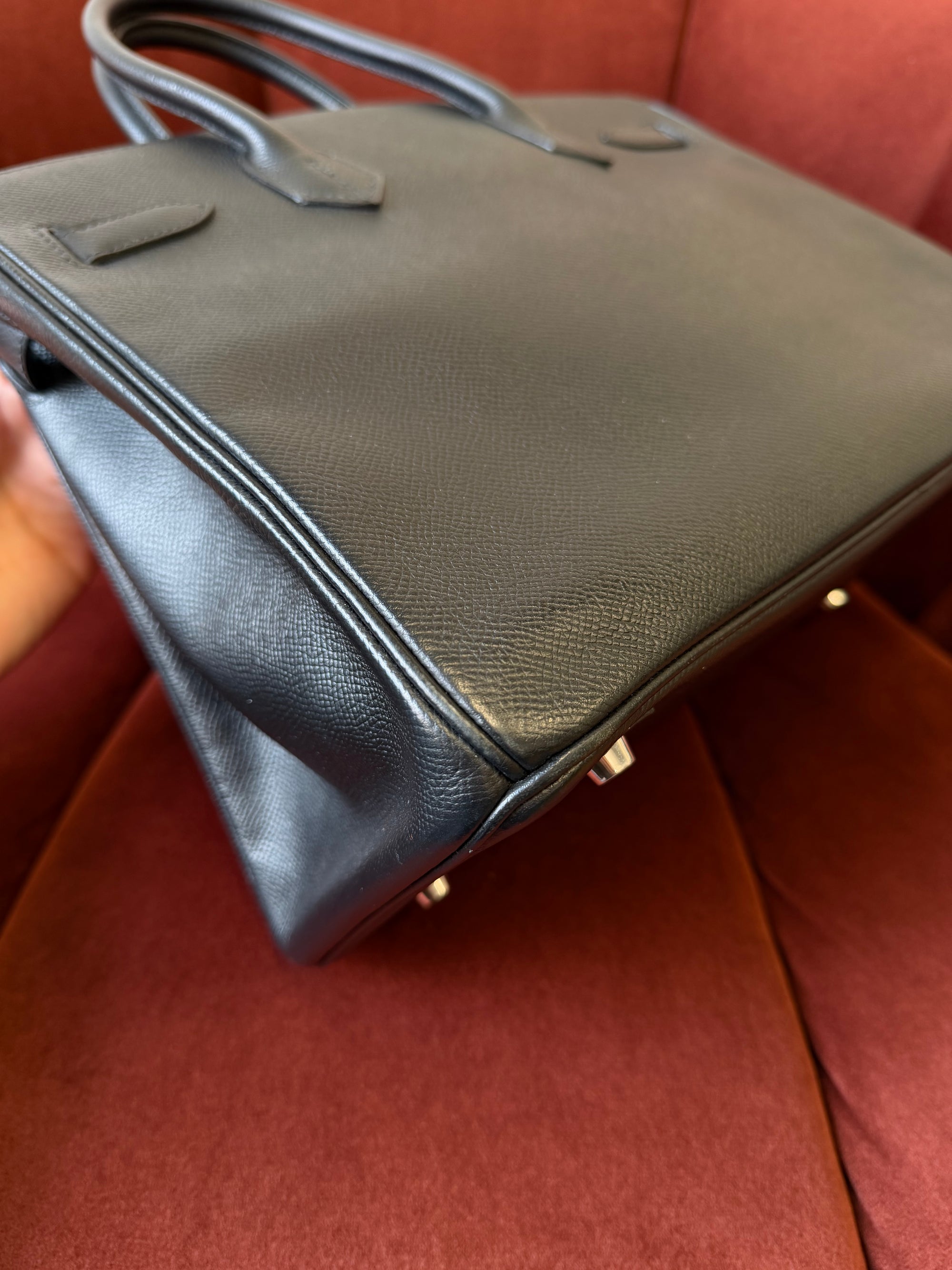 Hermès Birkin 30 In Black Epsom (2006)