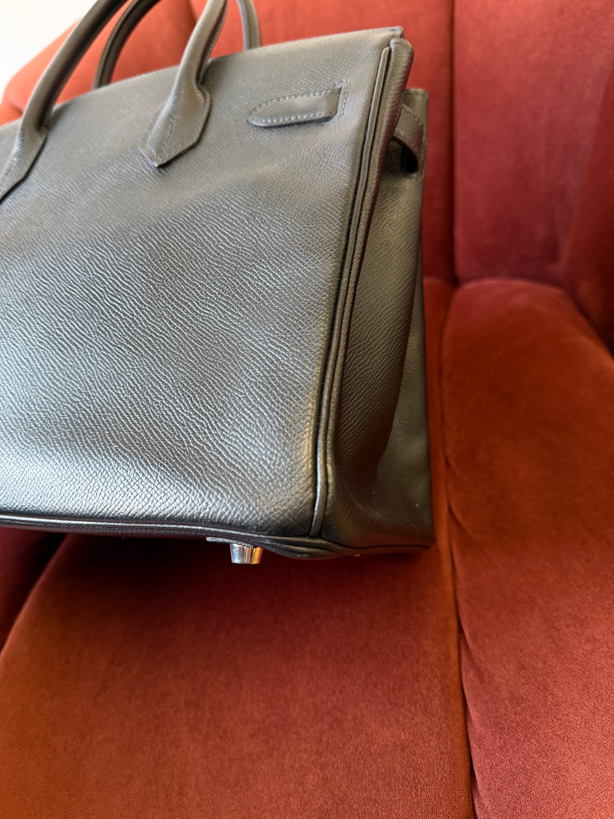 Hermès Birkin 30 In Black Epsom (2006)