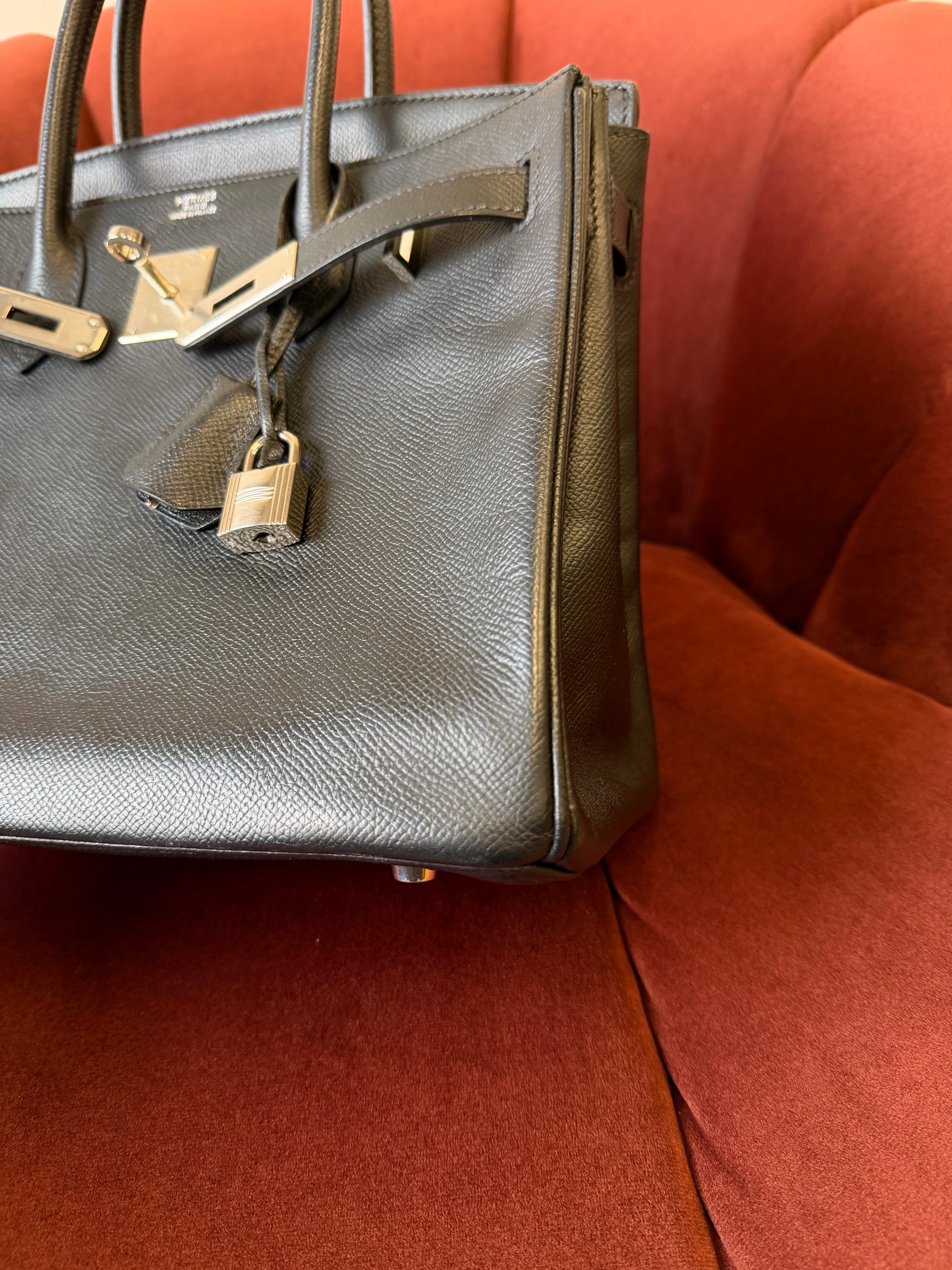 Hermès Birkin 30 In Black Epsom (2006)
