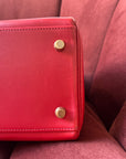 Hermès Kelly 32 in Rouge Vif Box Calf (1994)