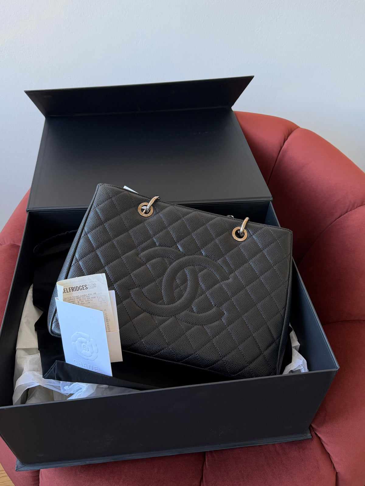 Chanel GST In Black Caviar (2014)