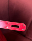 Hermès Kelly 32 in Rouge Vif Box Calf (1994)