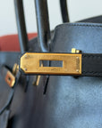 Hermès Birkin 40 In Black Box Calf (1997)