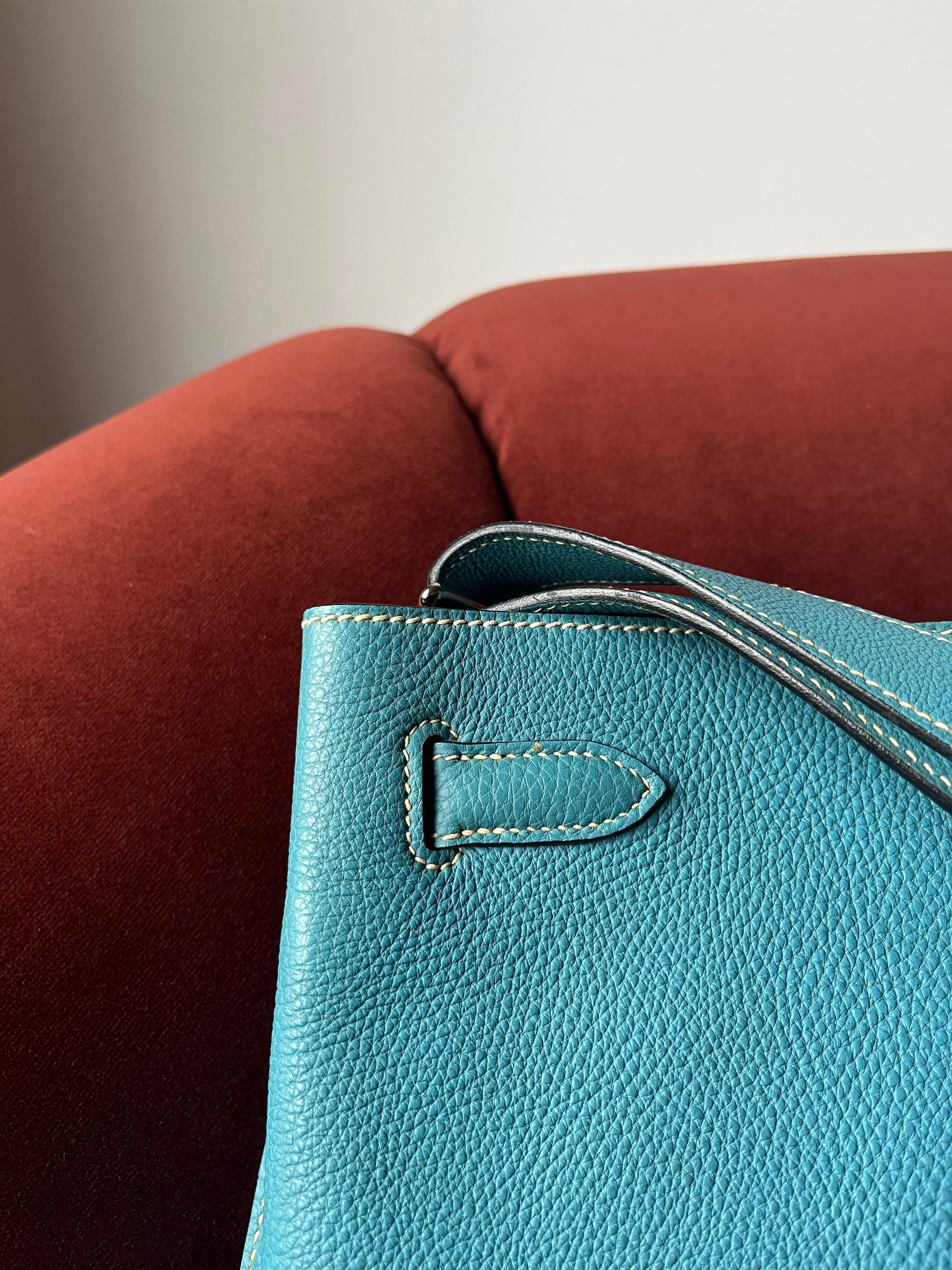Hermès So Kelly 22 In Bleu Jean Togo (2010)