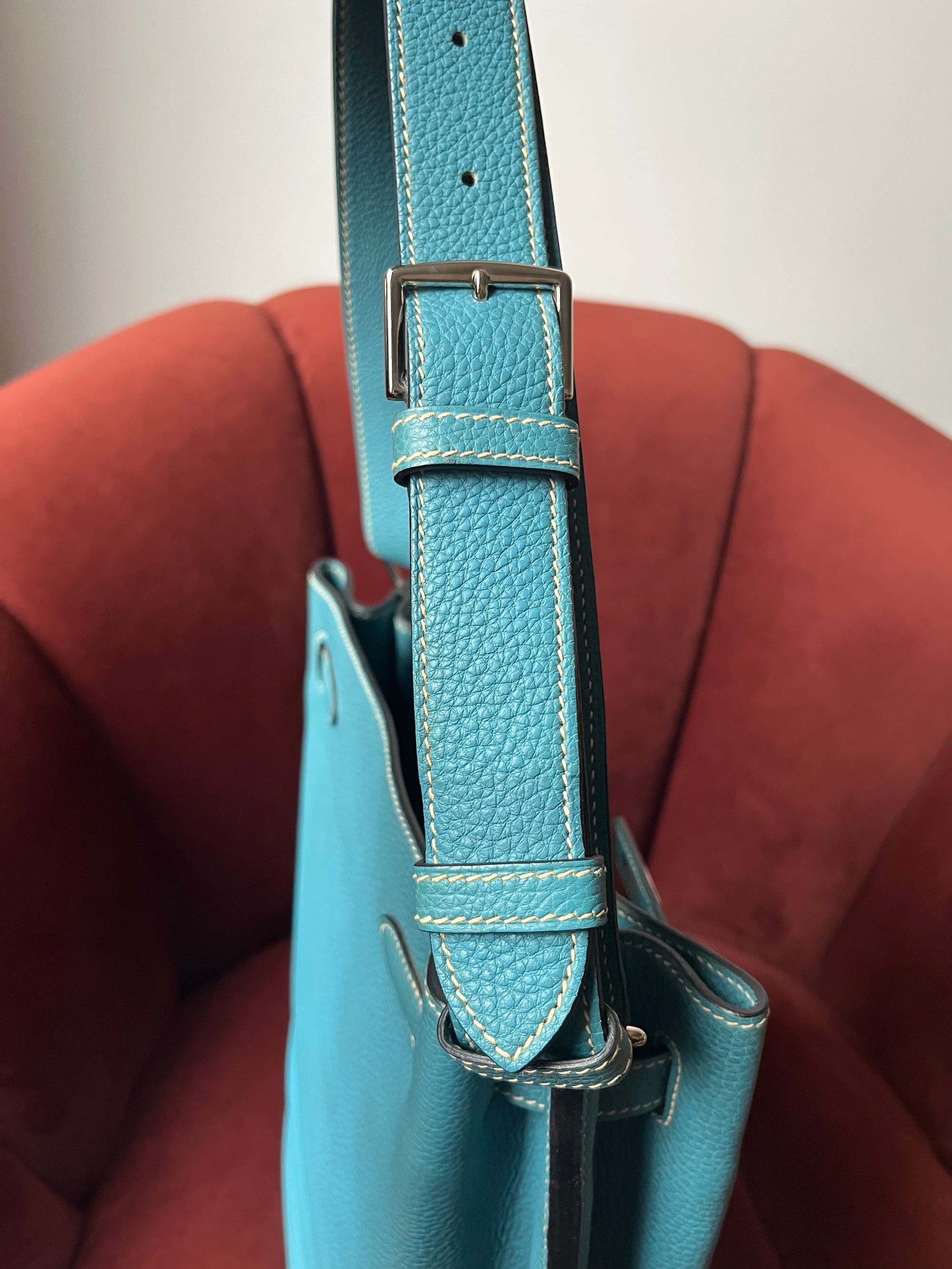 Hermès So Kelly 22 In Bleu Jean Togo (2010)
