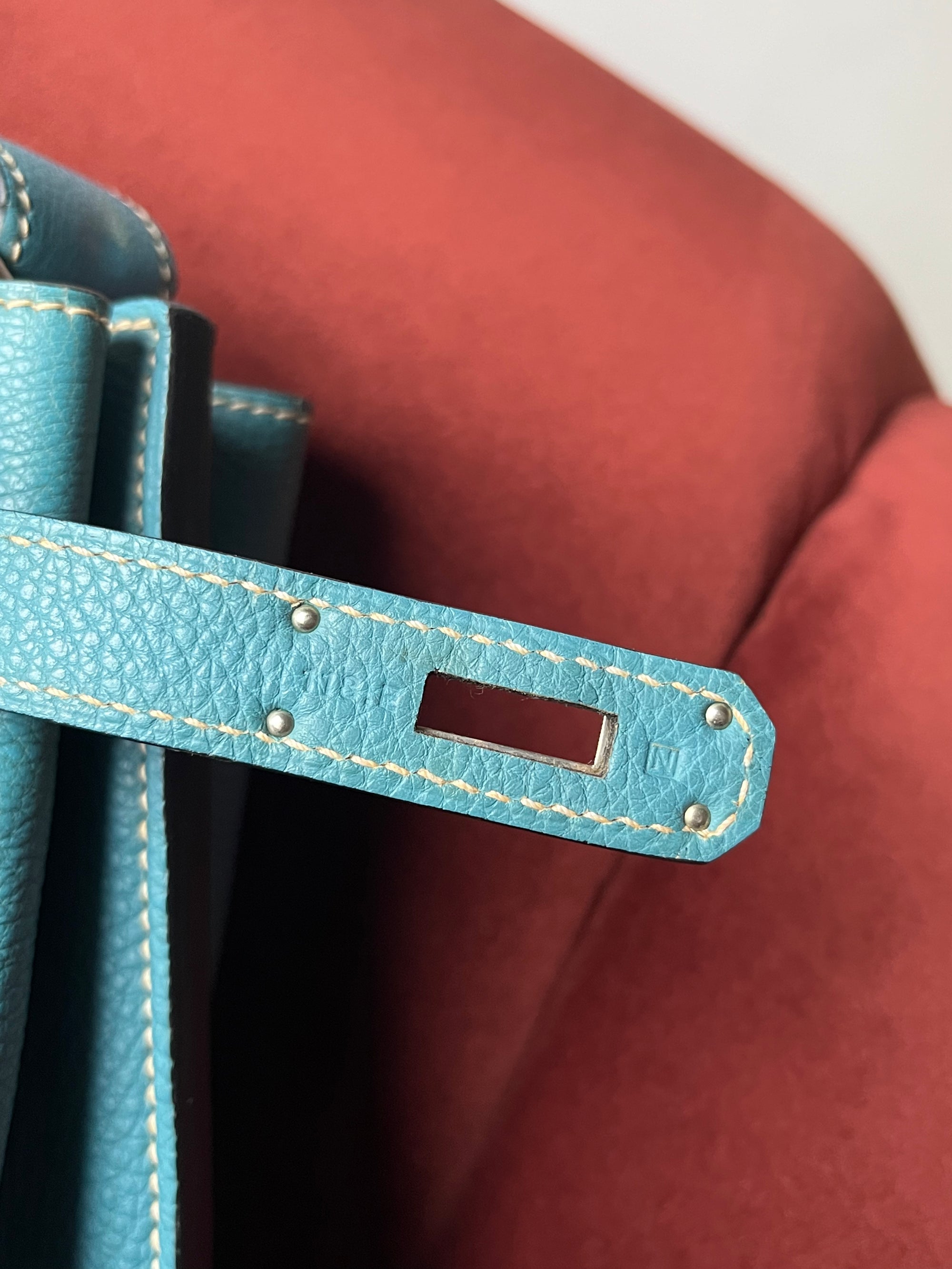Hermès So Kelly 22 In Bleu Jean Togo (2010)