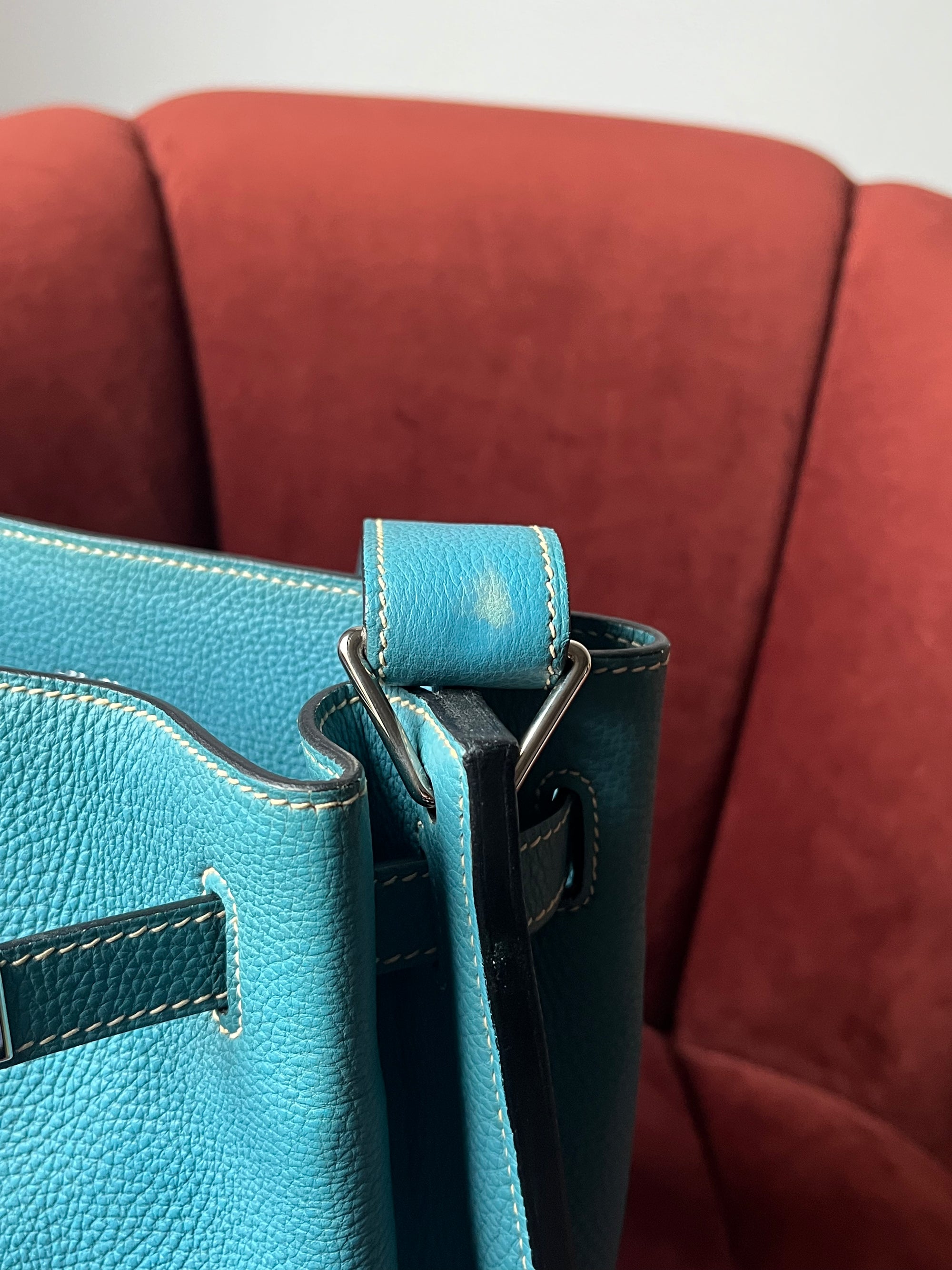 Hermès So Kelly 22 In Bleu Jean Togo (2010)