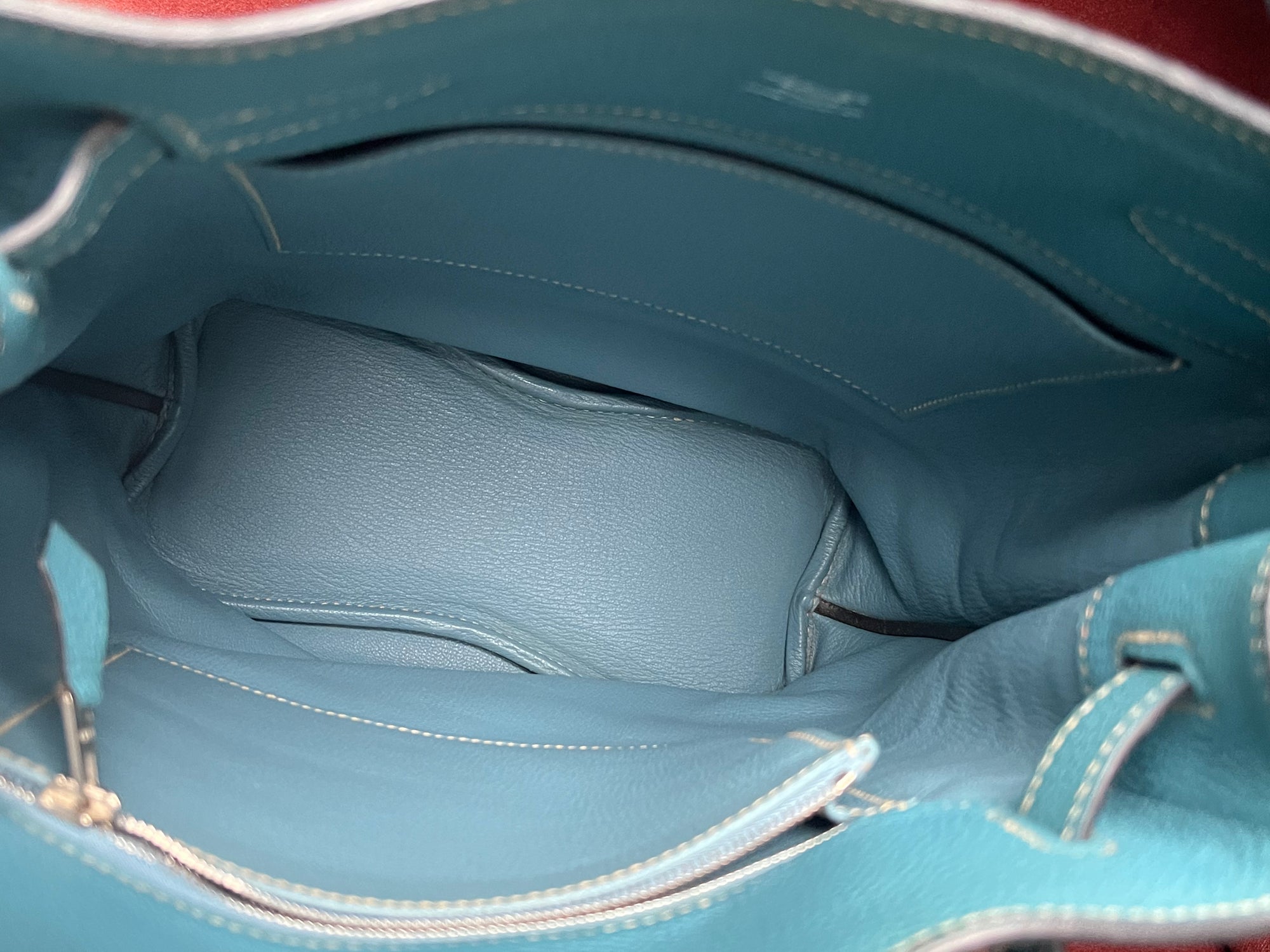 Hermès So Kelly 22 In Bleu Jean Togo (2010)