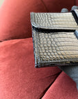 Hermès Mini Jige In Black Porosus Crocodile (2004)
