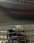 Hermès Mini Jige In Black Porosus Crocodile (2004)