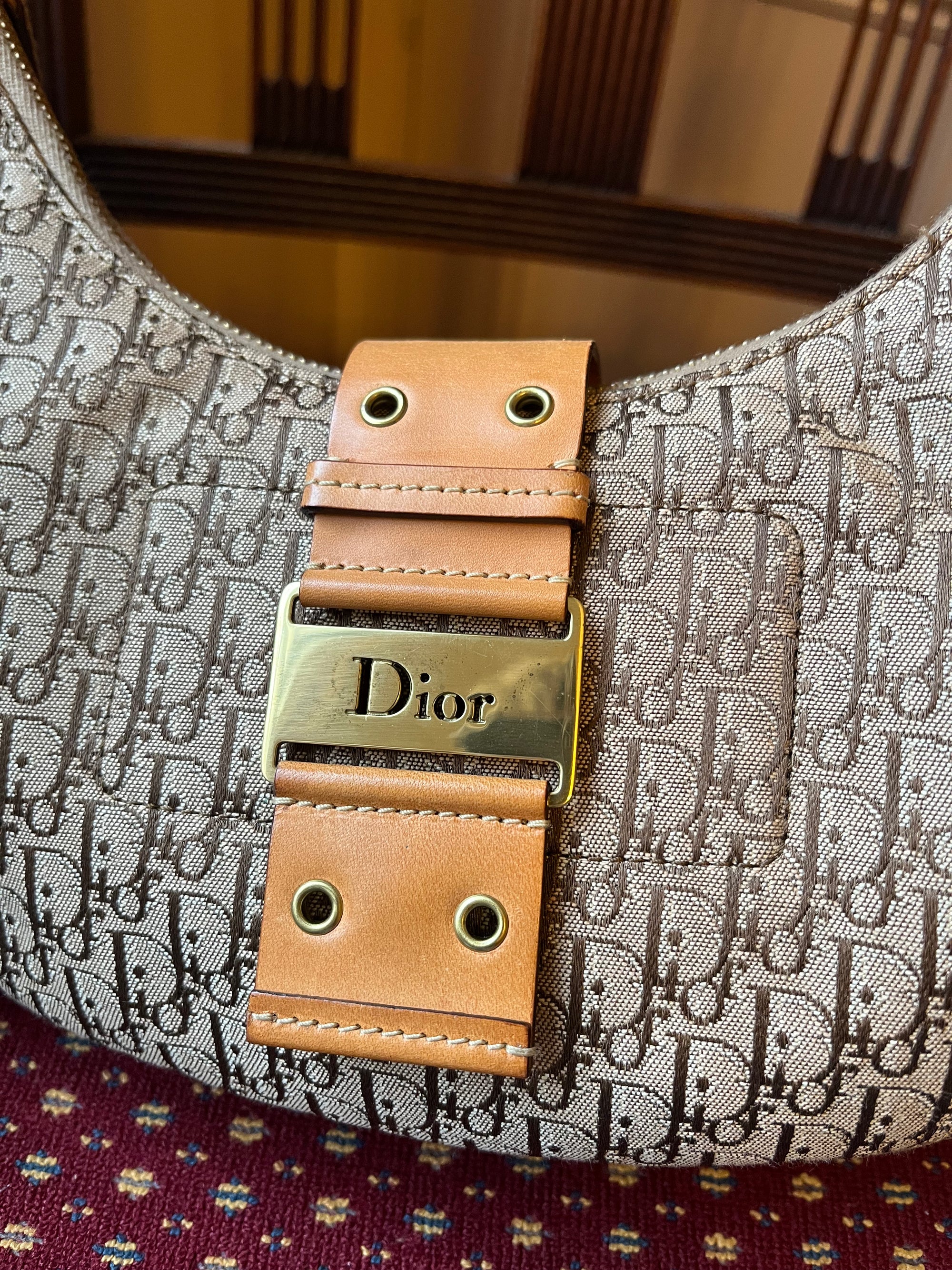 Dior Vintage Street Chic Half Moon Mini Hobo (2004)
