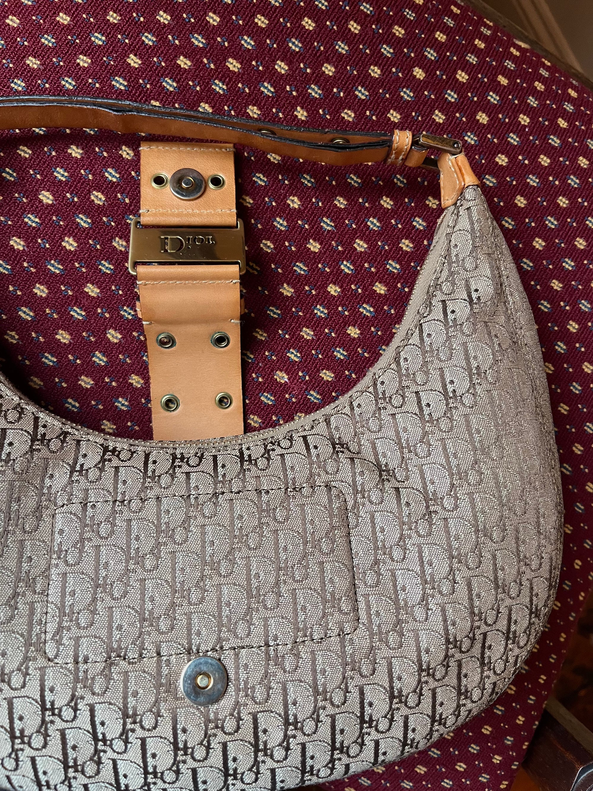 Dior Vintage Street Chic Half Moon Mini Hobo (2004)