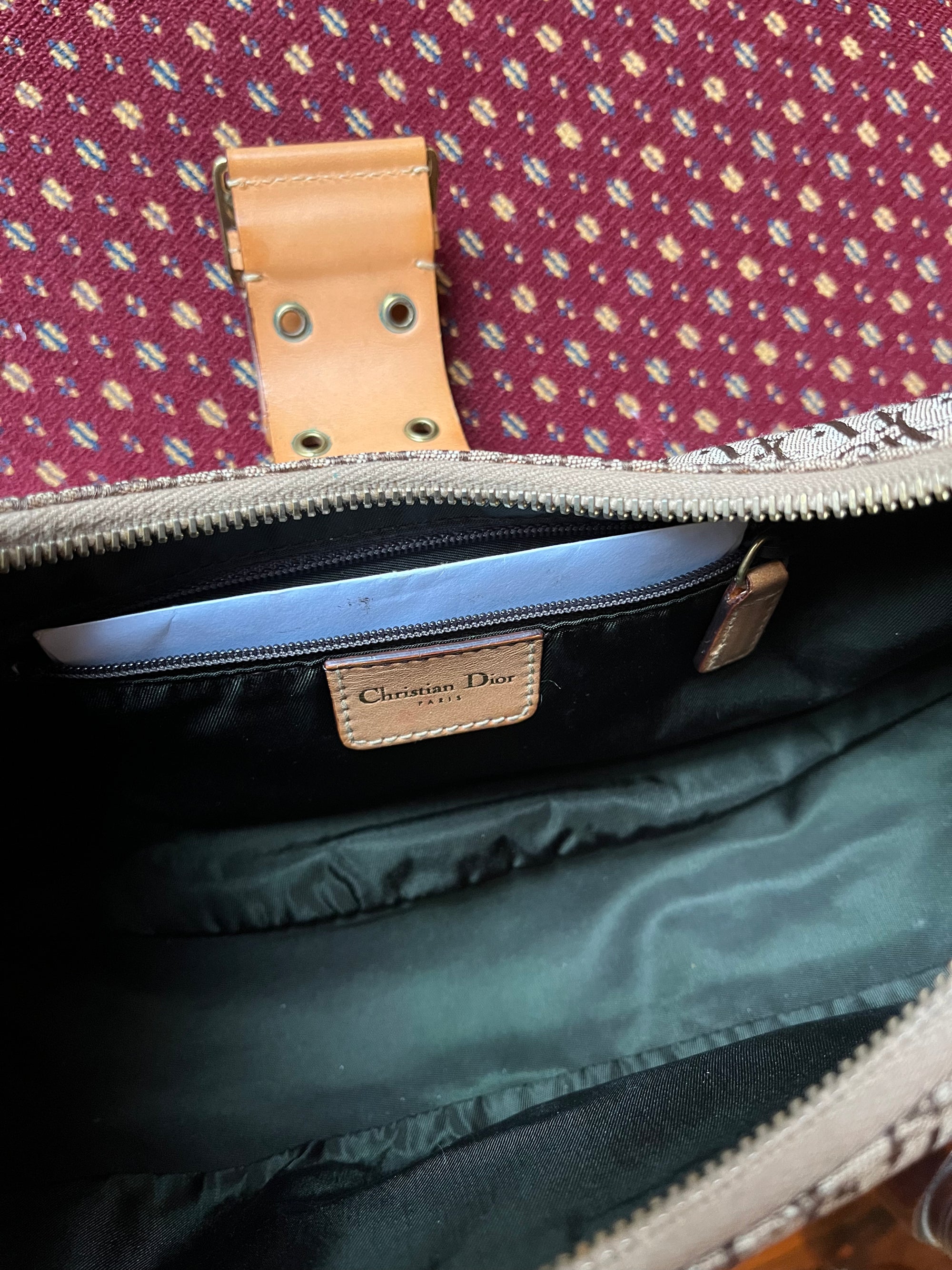 Dior Vintage Street Chic Half Moon Mini Hobo (2004)