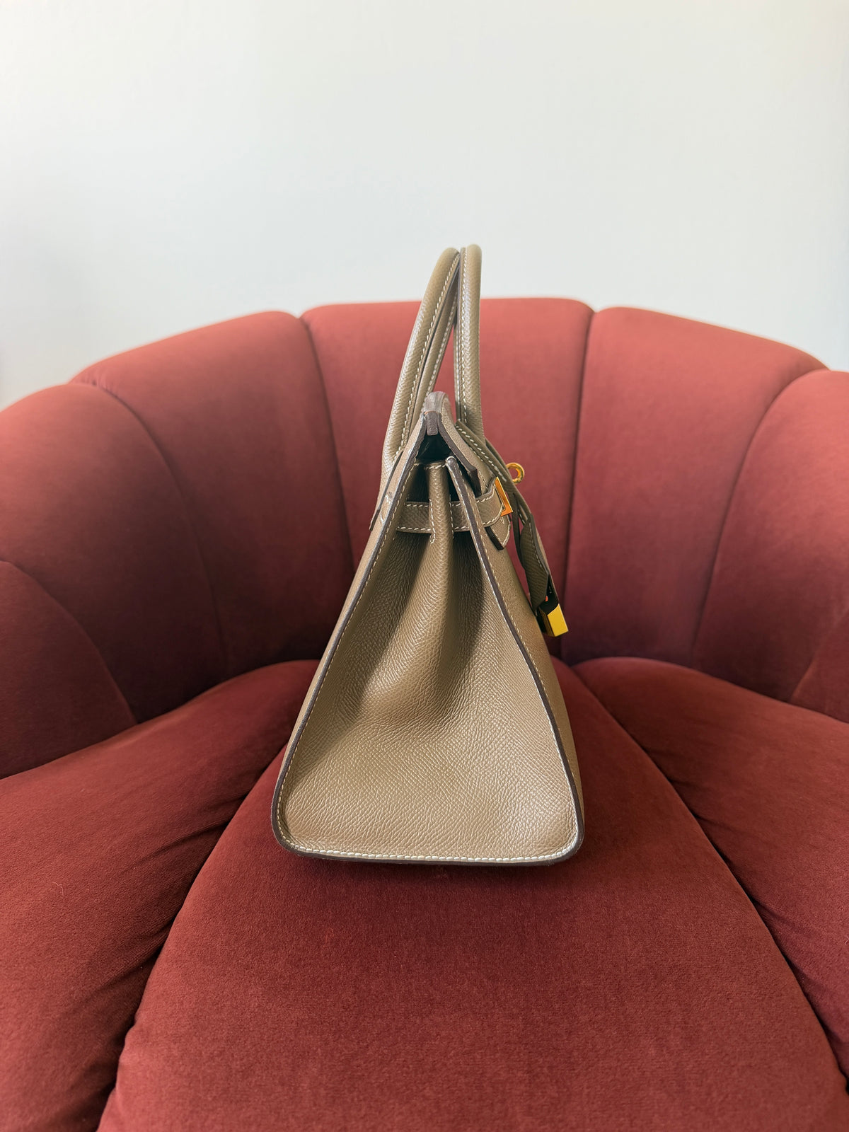 Hermès Birkin 25 Sellier In Etoupe Epsom (2020)