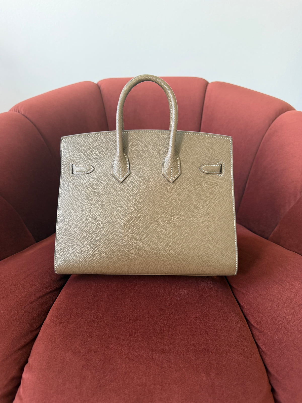 Hermès Birkin 25 Sellier In Etoupe Epsom (2020)