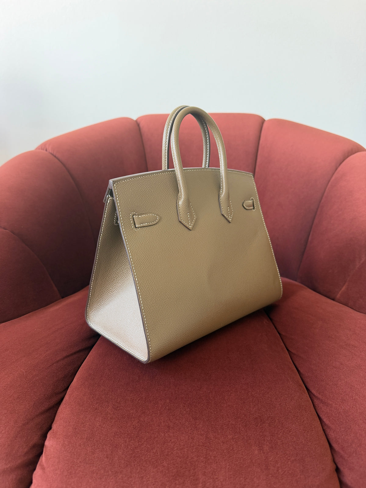 Hermès Birkin 25 Sellier In Etoupe Epsom (2020)