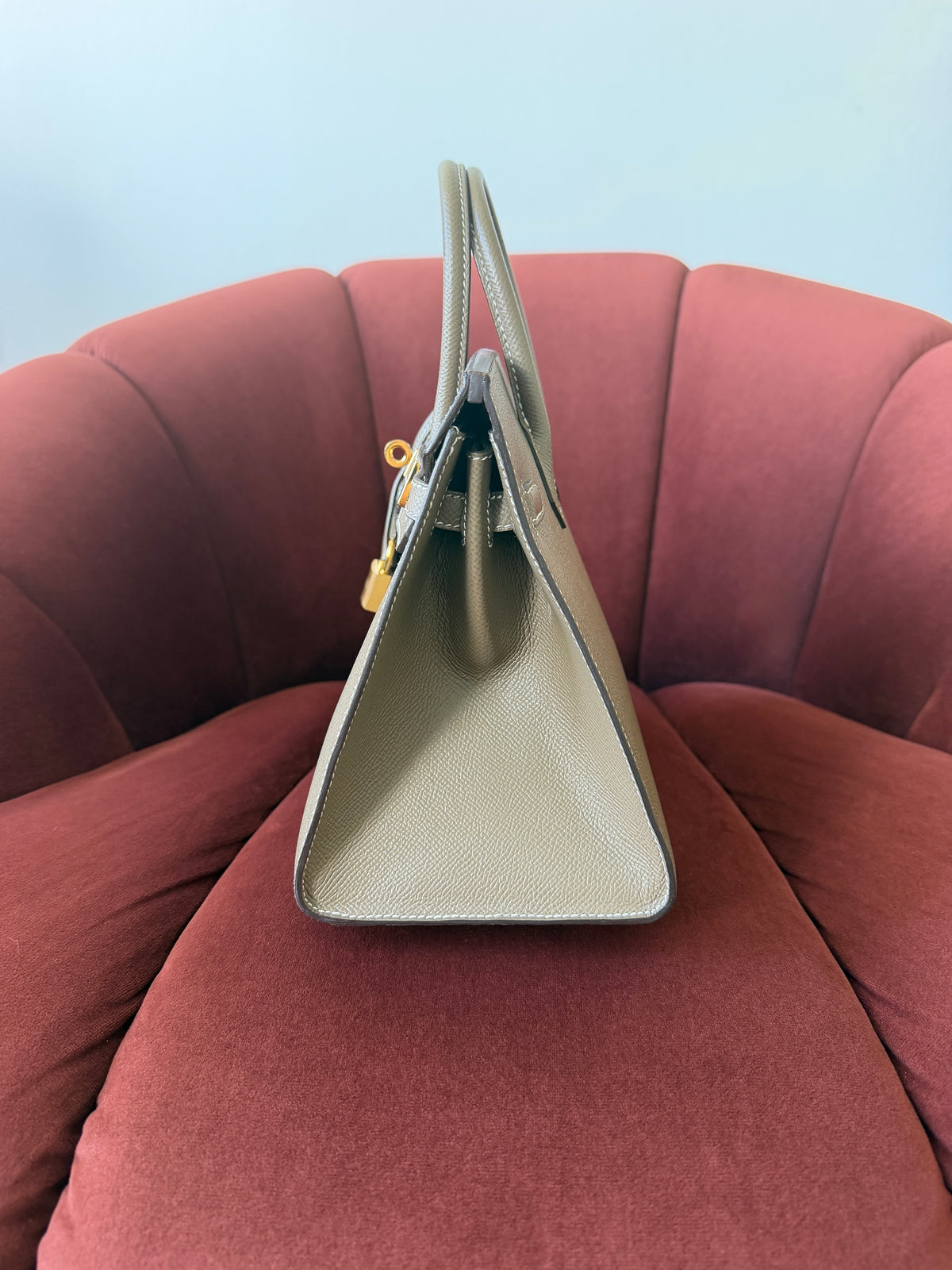 Hermès Birkin 25 Sellier In Etoupe Epsom (2020)