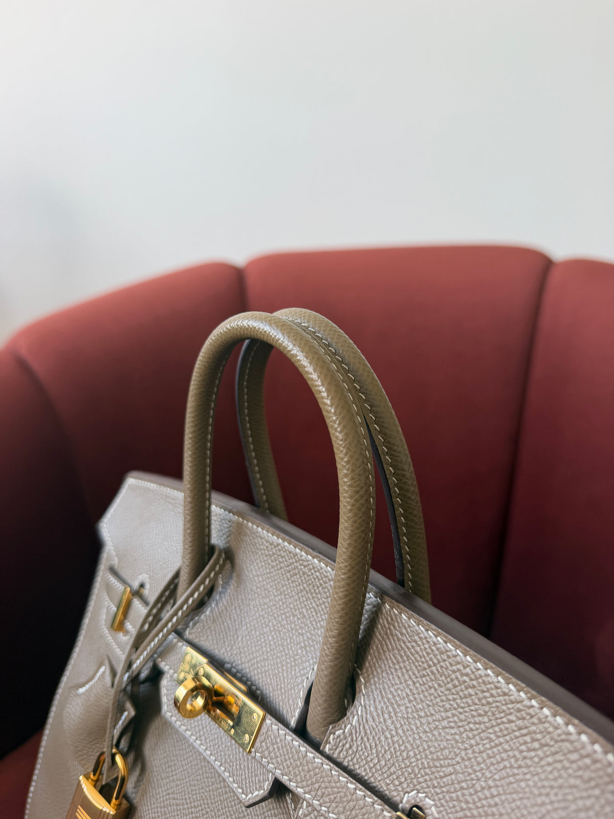 Hermès Birkin 25 Sellier In Etoupe Epsom (2020)