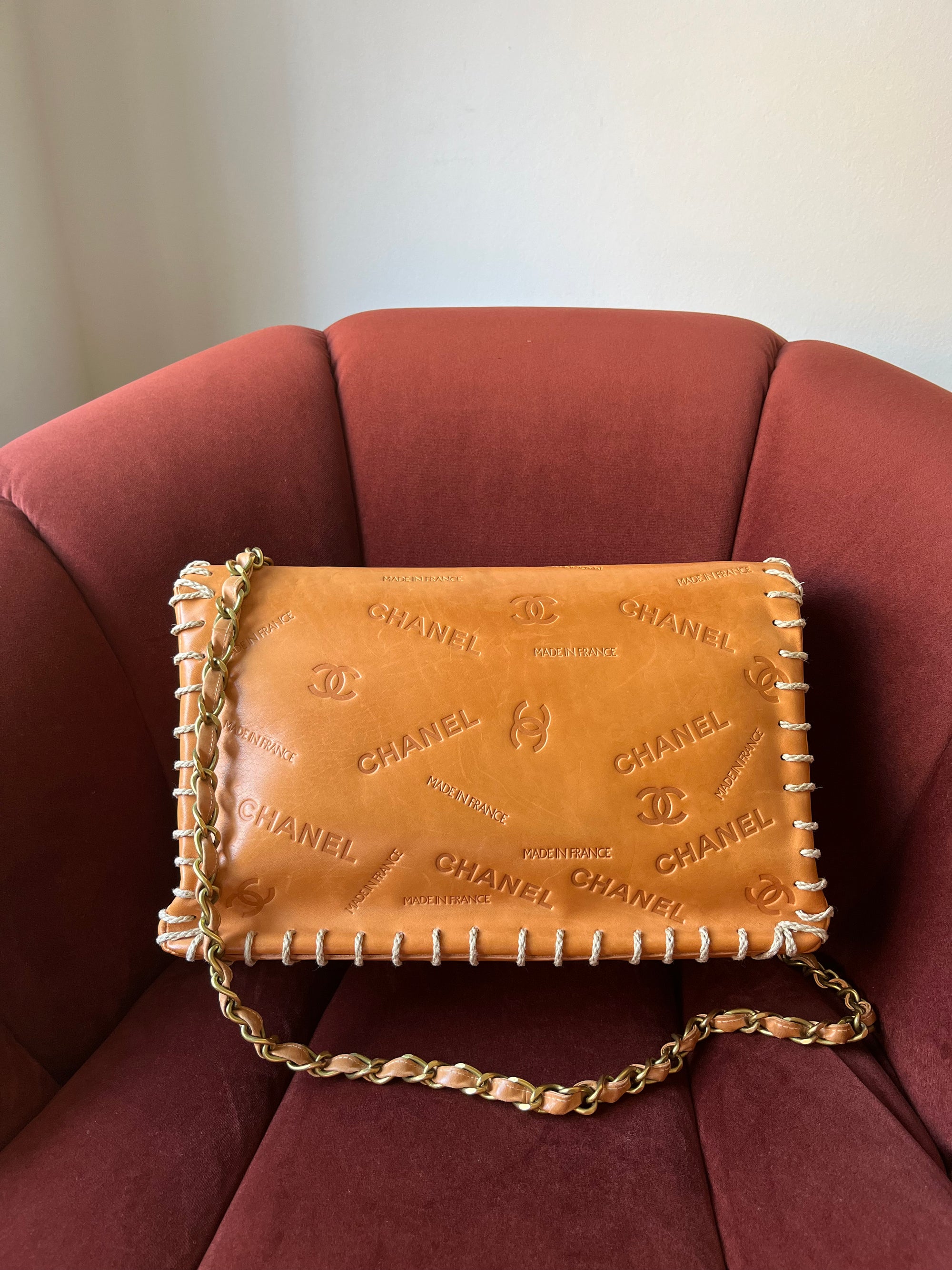 Chanel Vintage Jumbo Whipstitch Flap (1991-1994)