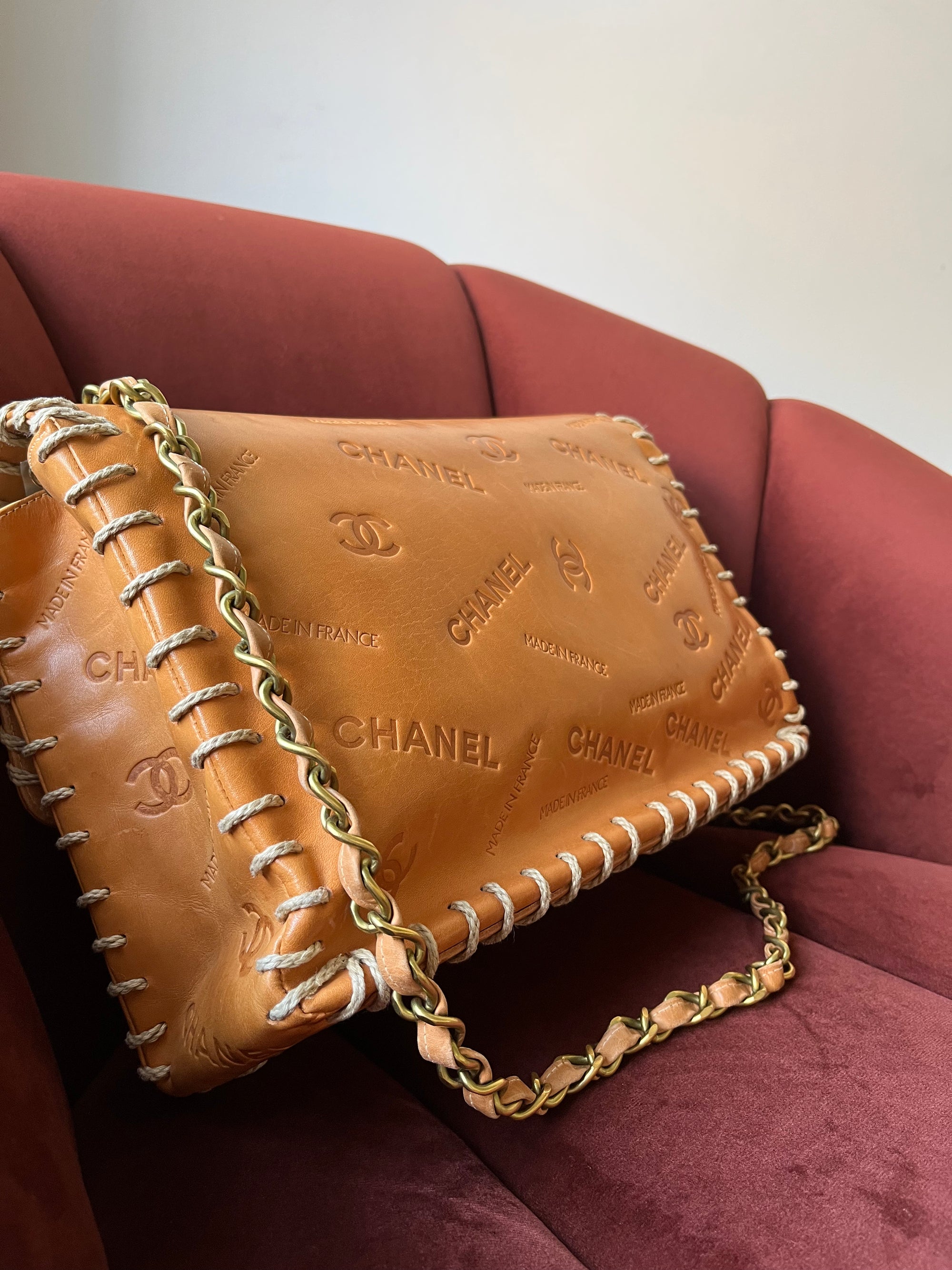 Chanel Vintage Jumbo Whipstitch Flap (1991-1994)