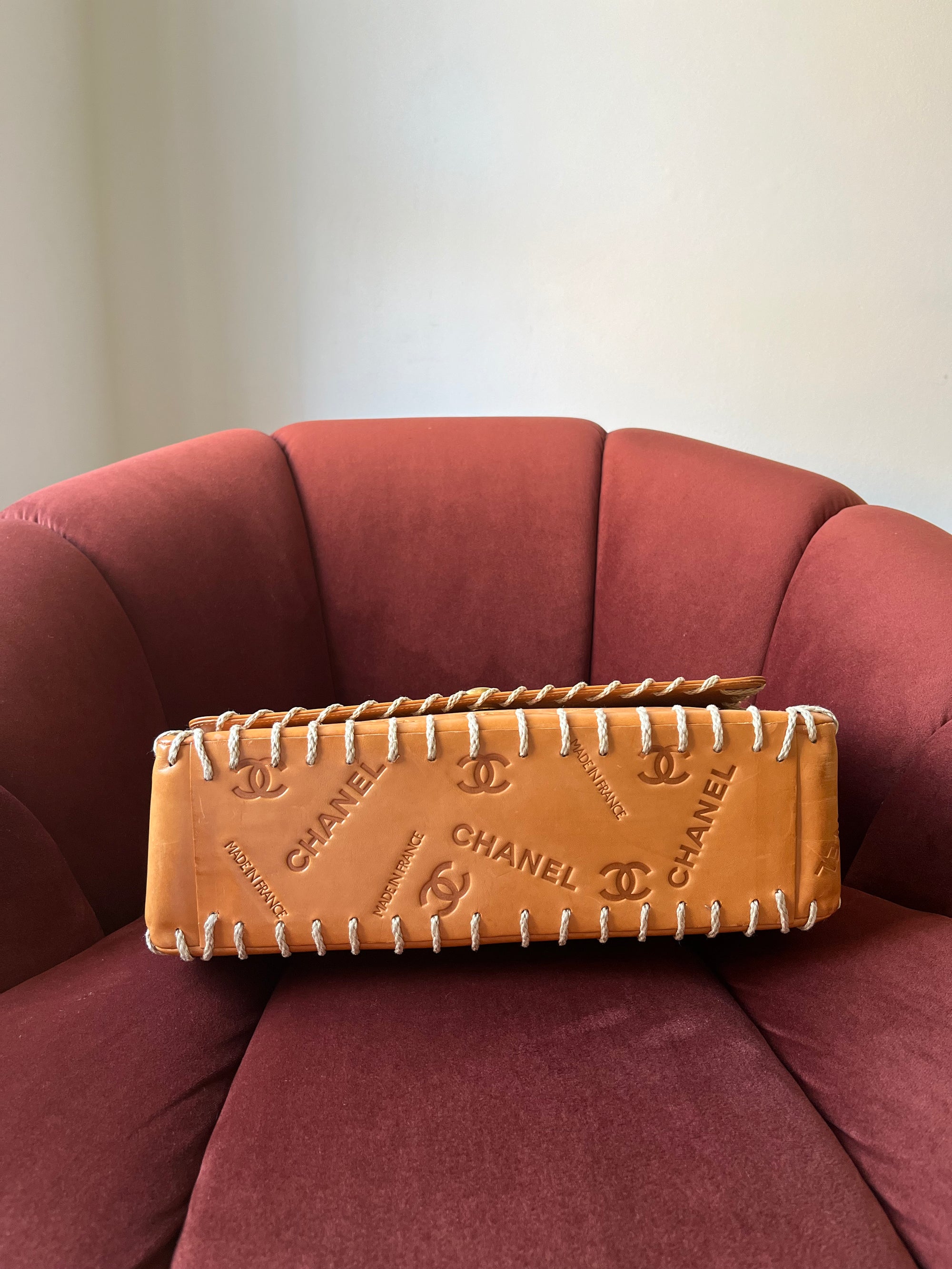 Chanel Vintage Jumbo Whipstitch Flap (1991-1994)