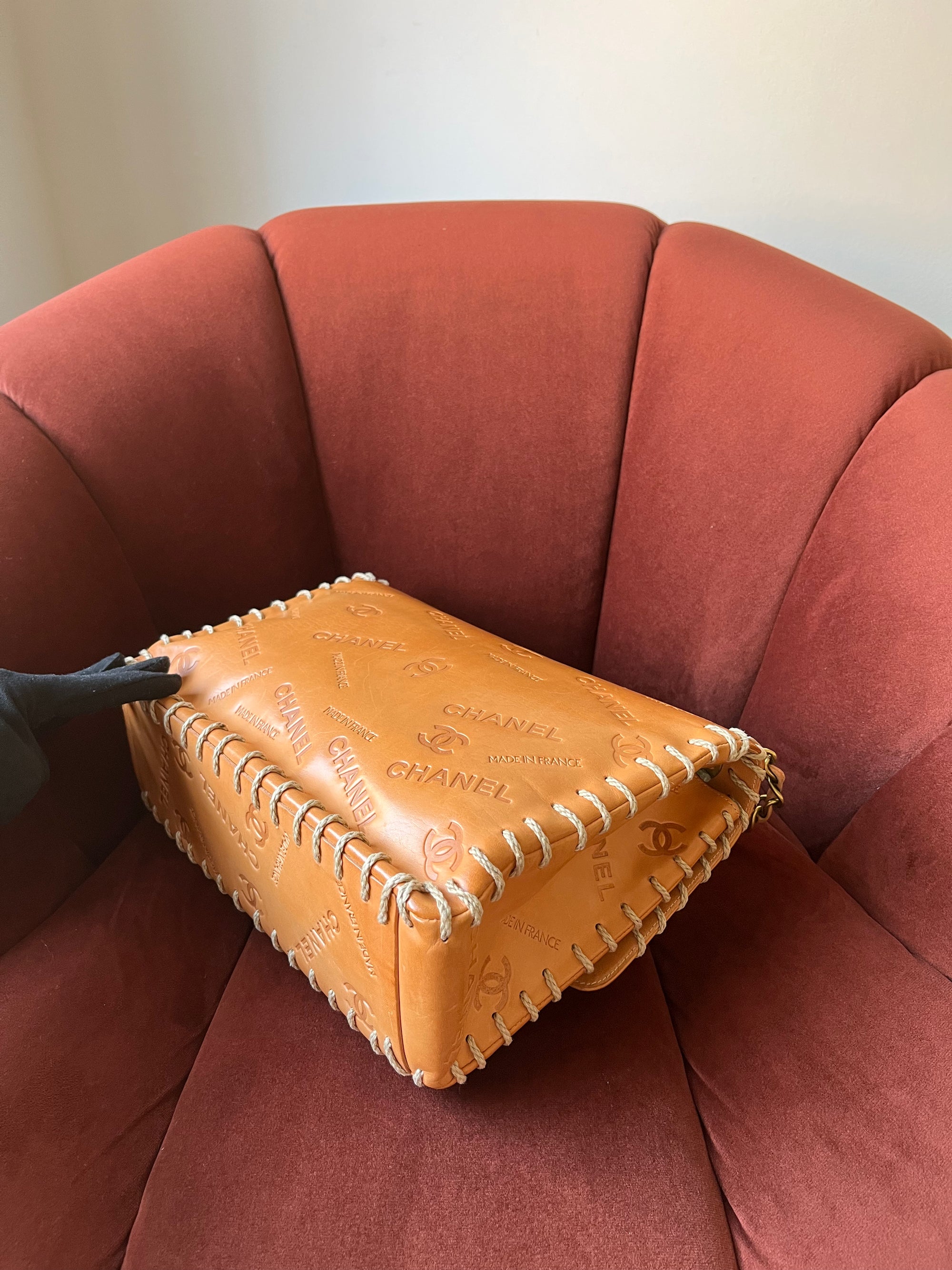 Chanel Vintage Jumbo Whipstitch Flap (1991-1994)