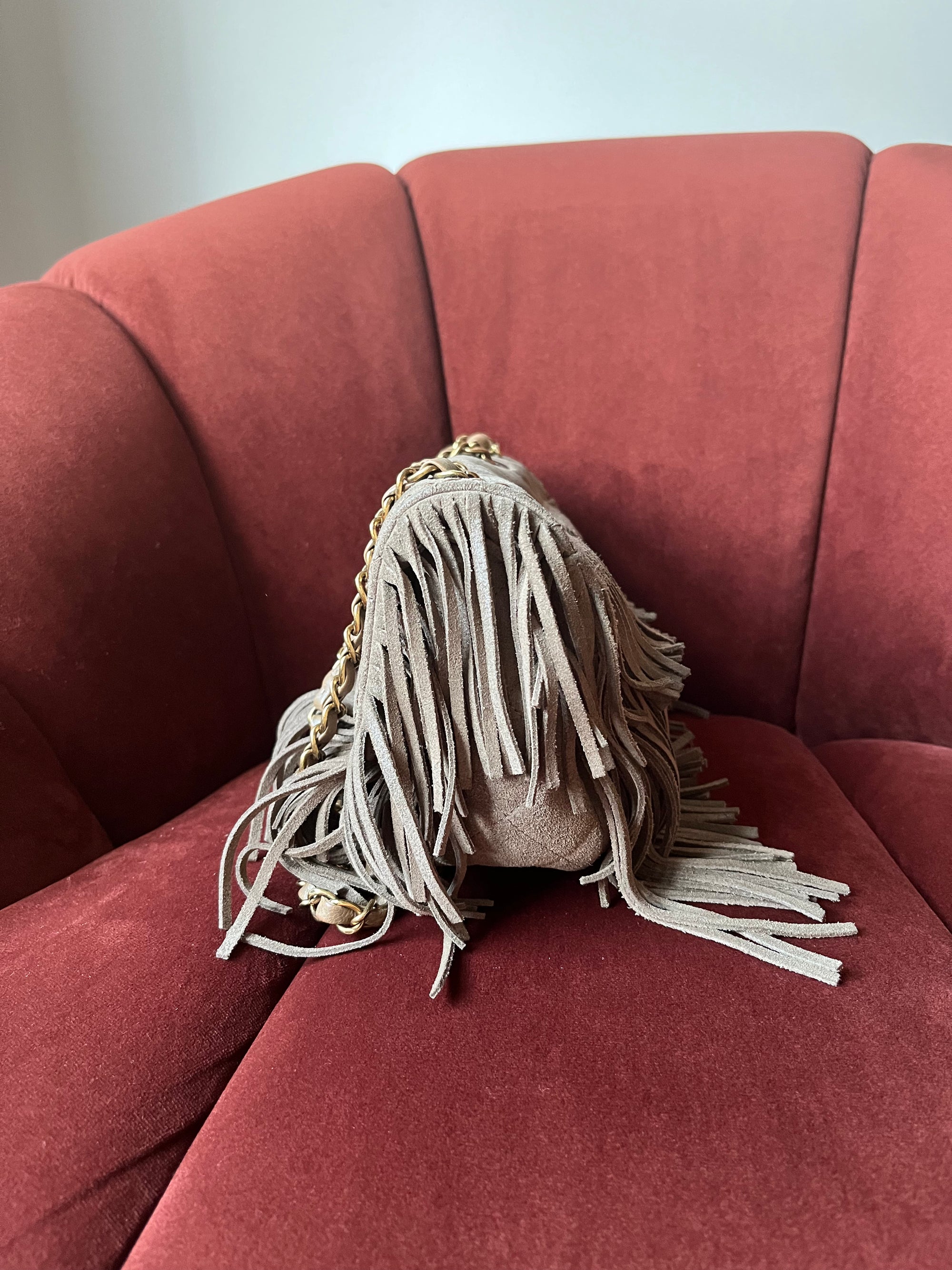 Chanel Paris-Dallas Suede Fringe Flap (2014)