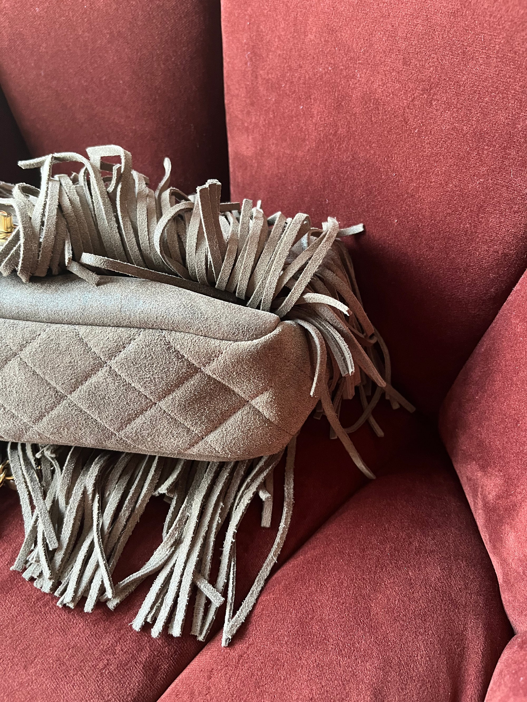 Chanel Paris-Dallas Suede Fringe Flap (2014)