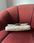 Fendi Vintage Embroidered Floral Sequin Zucca Baguette