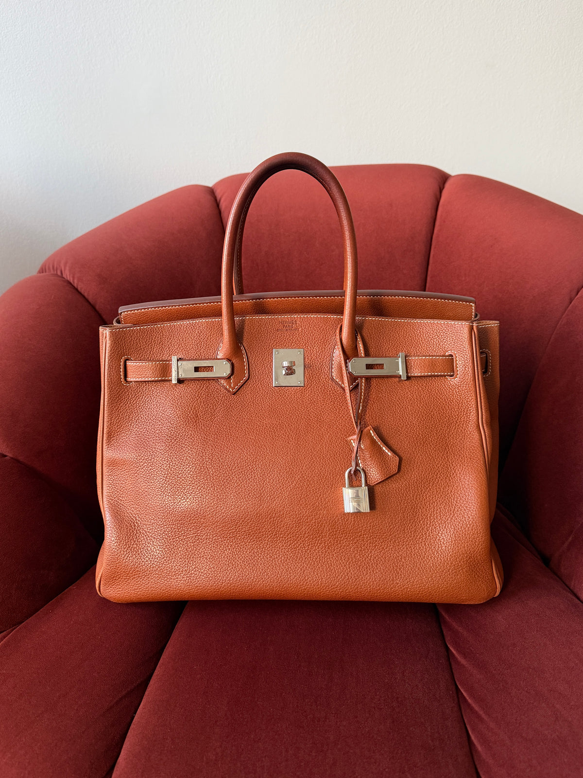 Hermès Birkin 35 In Fauve Barenia (2017)