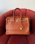 Hermès Birkin 35 In Fauve Barenia (2017)