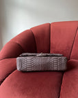 Chanel Medium Classic Double Flap In Espresso Python (2011)