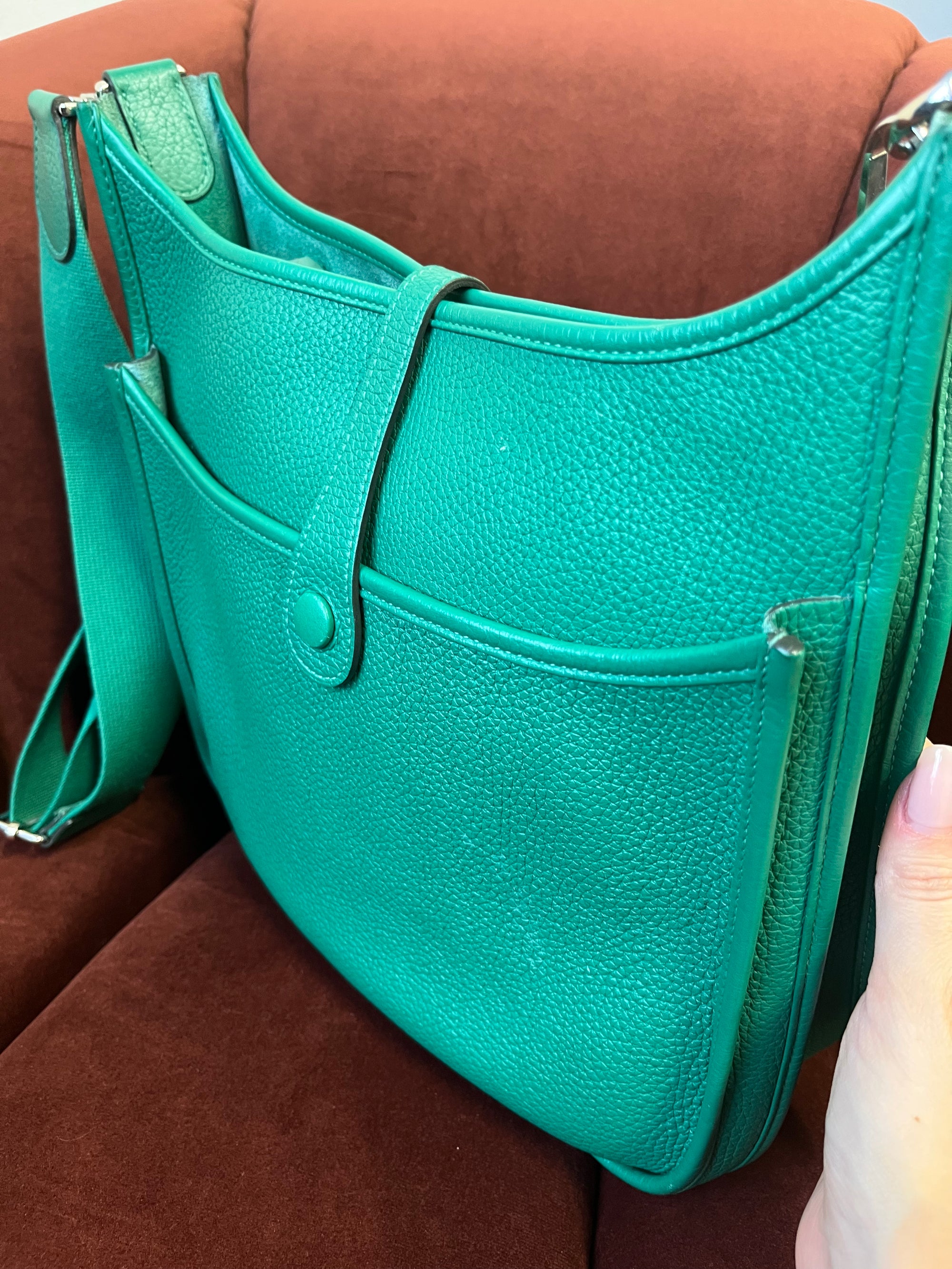 Hermès Evelyne III 29 In Vert Vertigo Clemence (2018)
