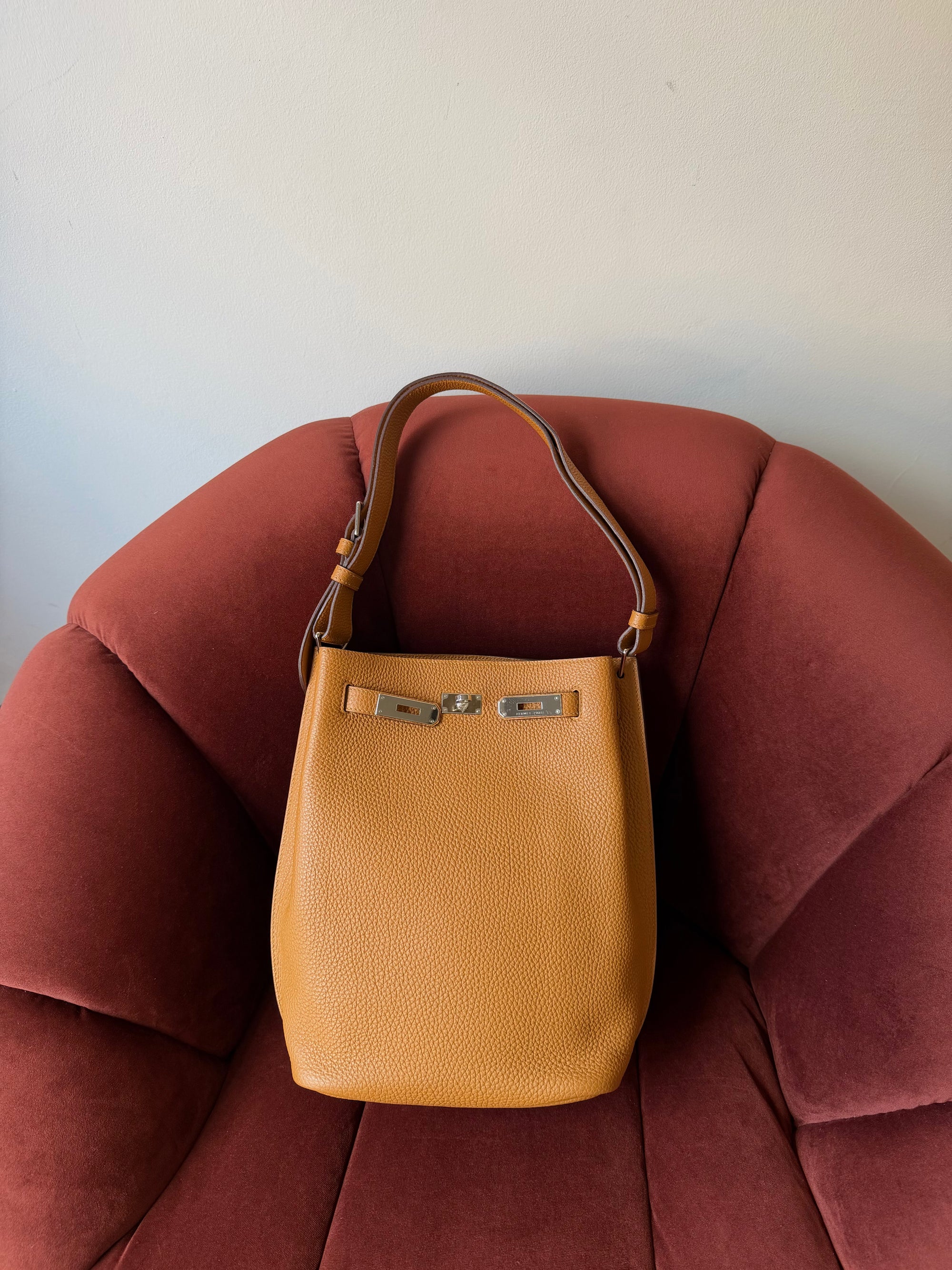 Hermès So Kelly 22 In Caramel Togo (2015)