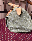 Louis Vuitton Vintage Green Denim Neo Speedy (2006)