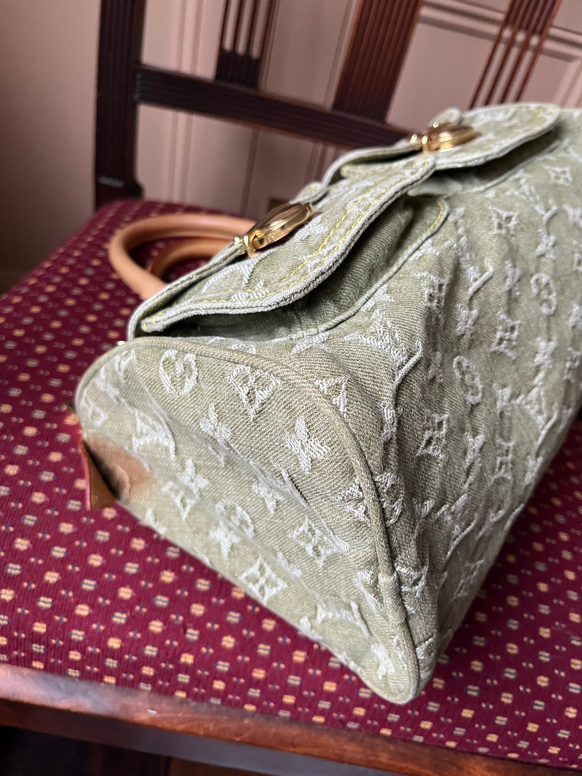 Louis Vuitton Vintage Green Denim Neo Speedy (2006)