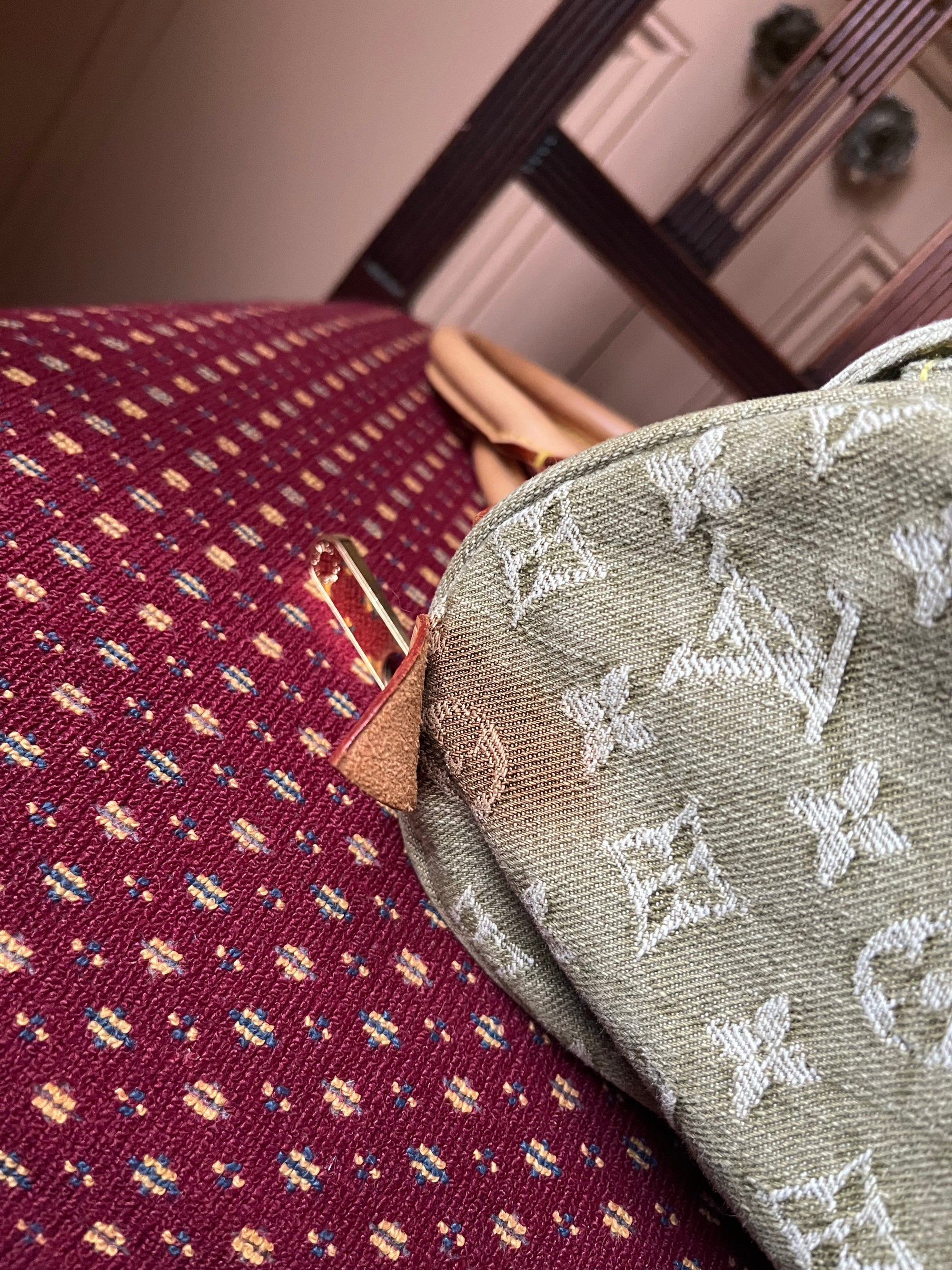 Louis Vuitton Vintage Green Denim Neo Speedy (2006)