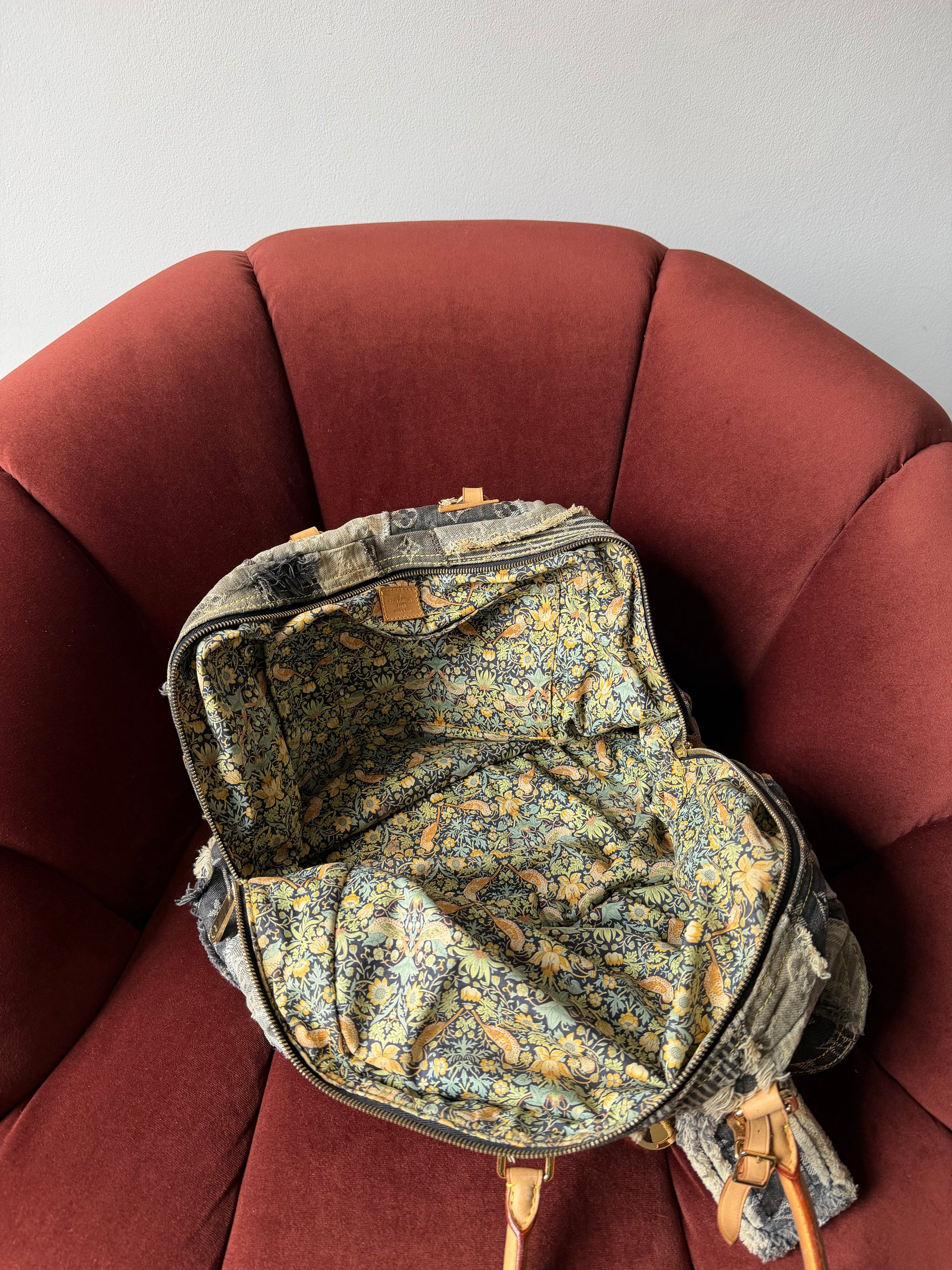 Louis Vuitton Monogram Denim Patchwork Bowly (2007)