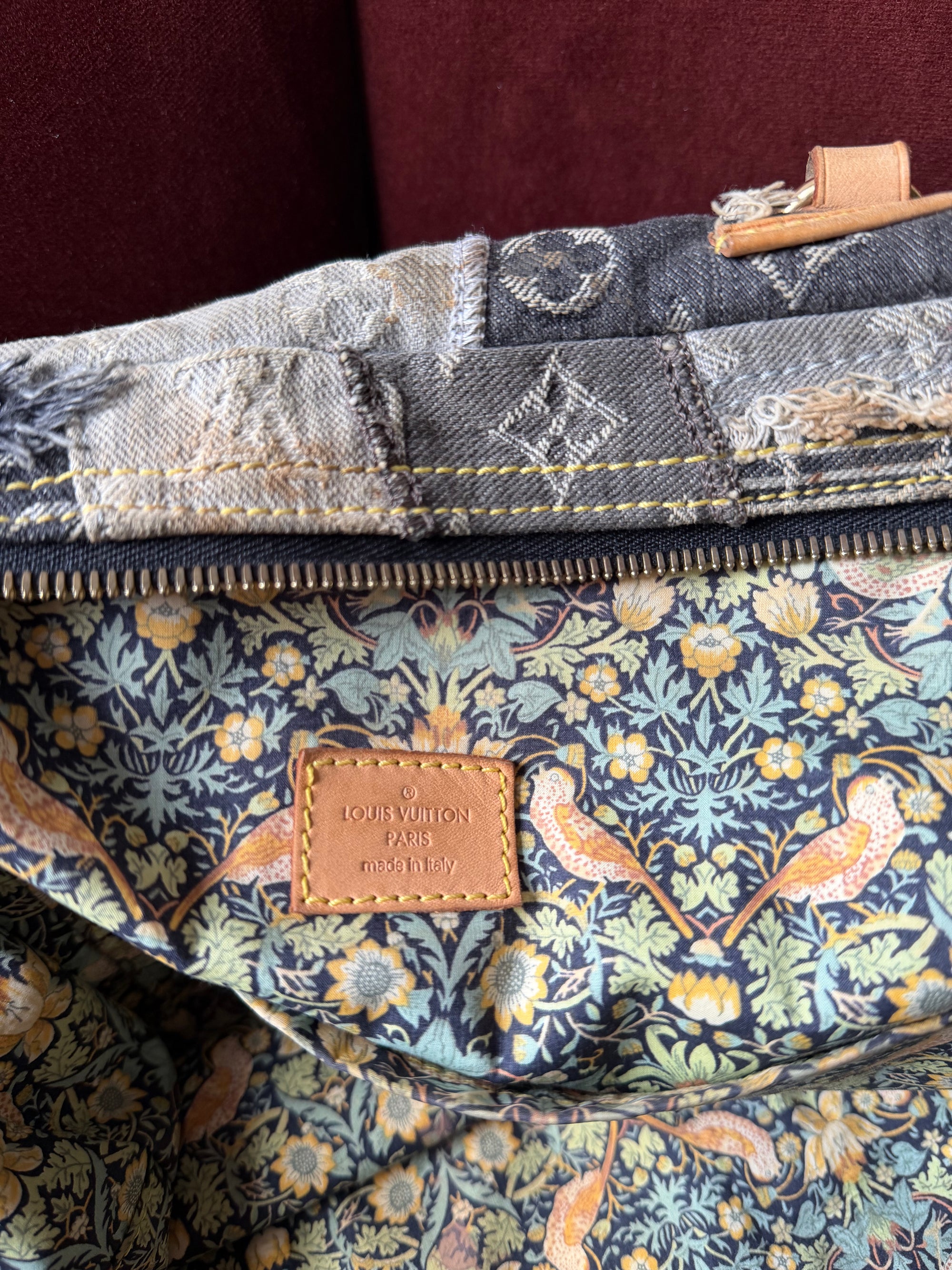 Louis Vuitton Monogram Denim Patchwork Bowly (2007)
