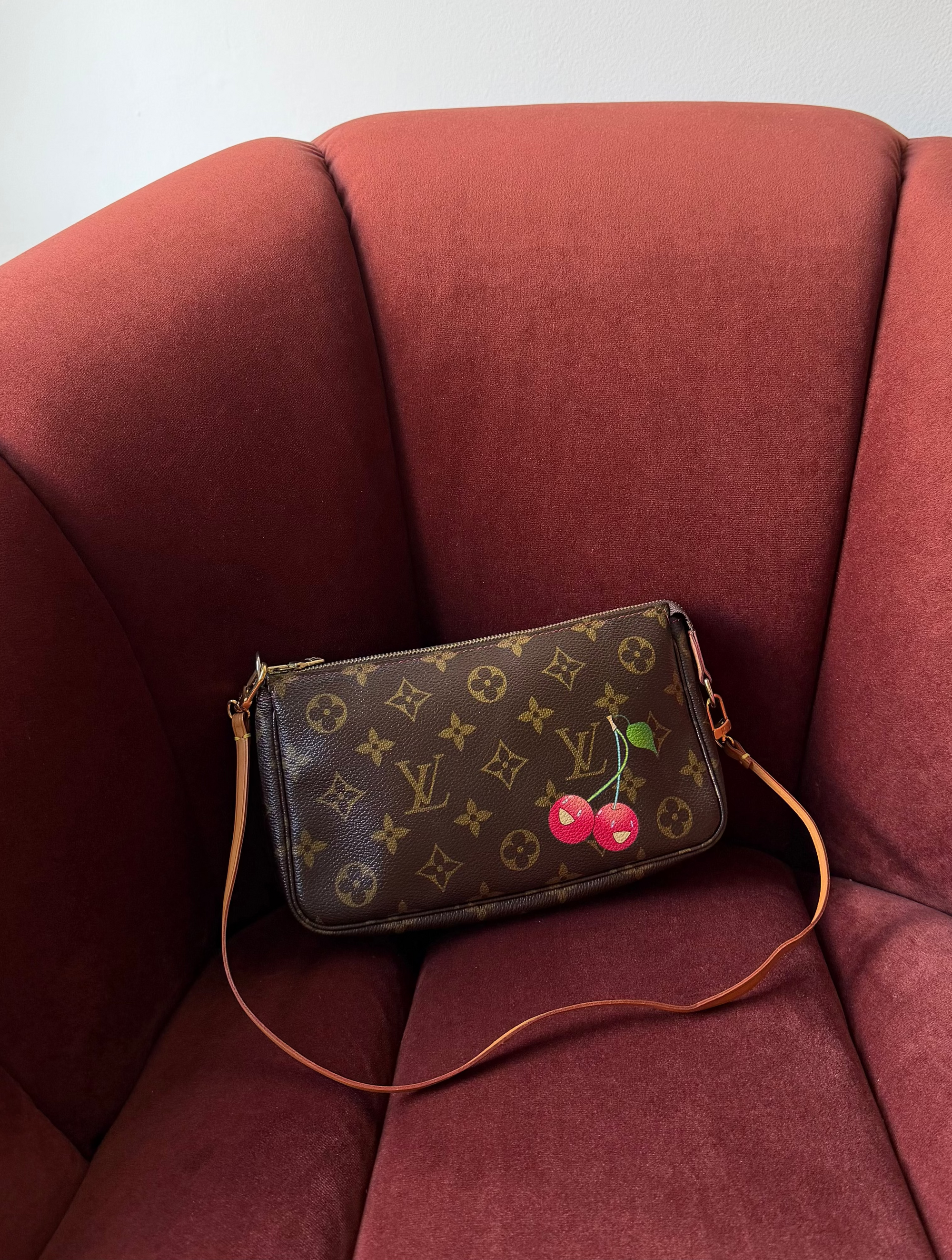 Louis Vuitton x Takashi Murakami Cherry Pochette (2005)