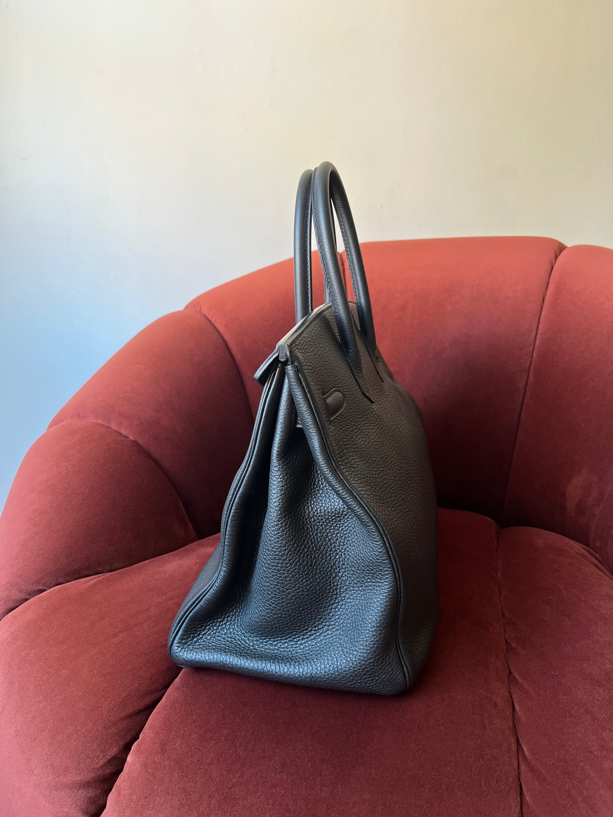 Hermès Birkin 35 In Black Togo (2014)