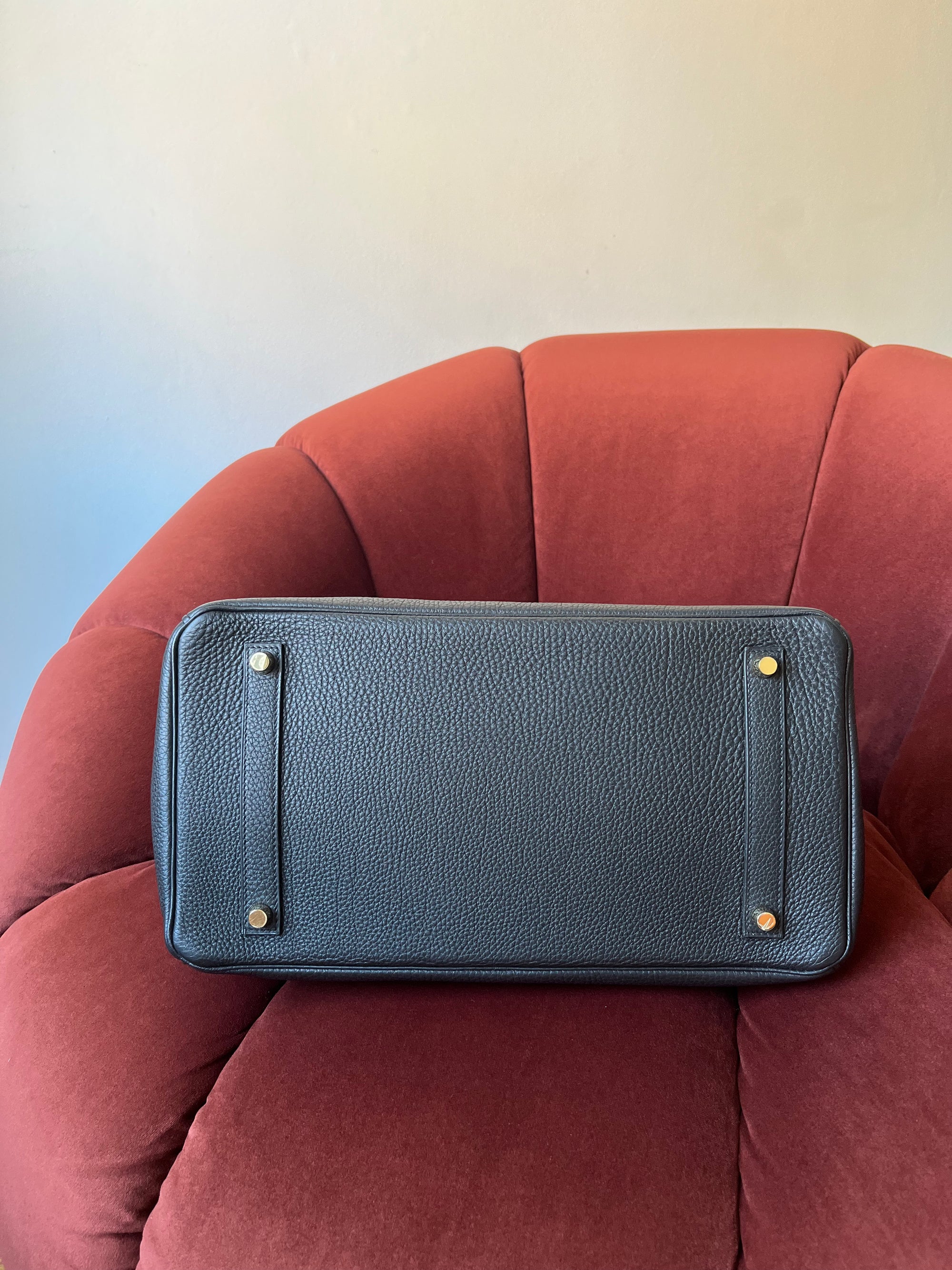 Hermès Birkin 35 In Black Togo (2014)