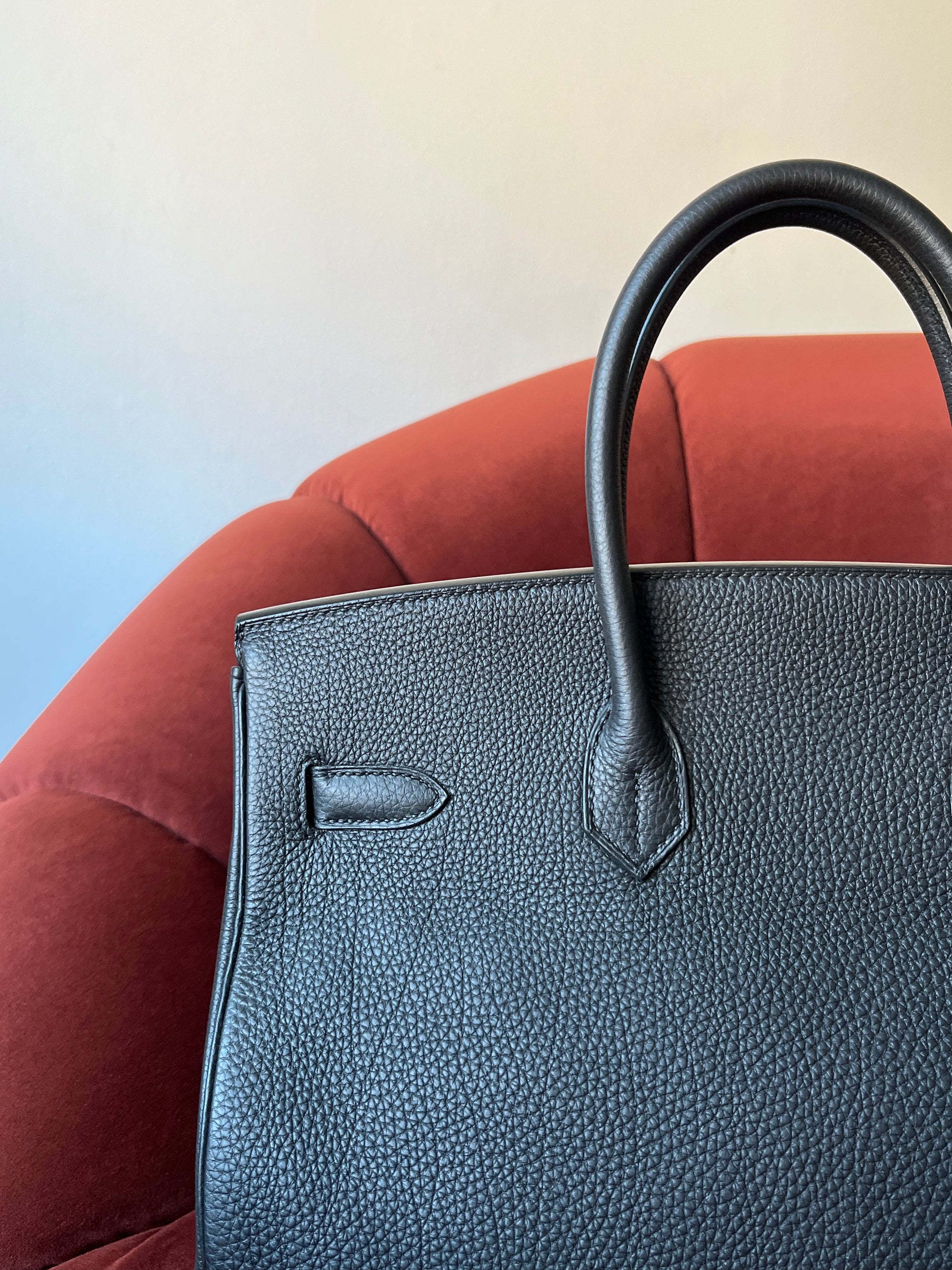 Hermès Birkin 35 In Black Togo (2014)