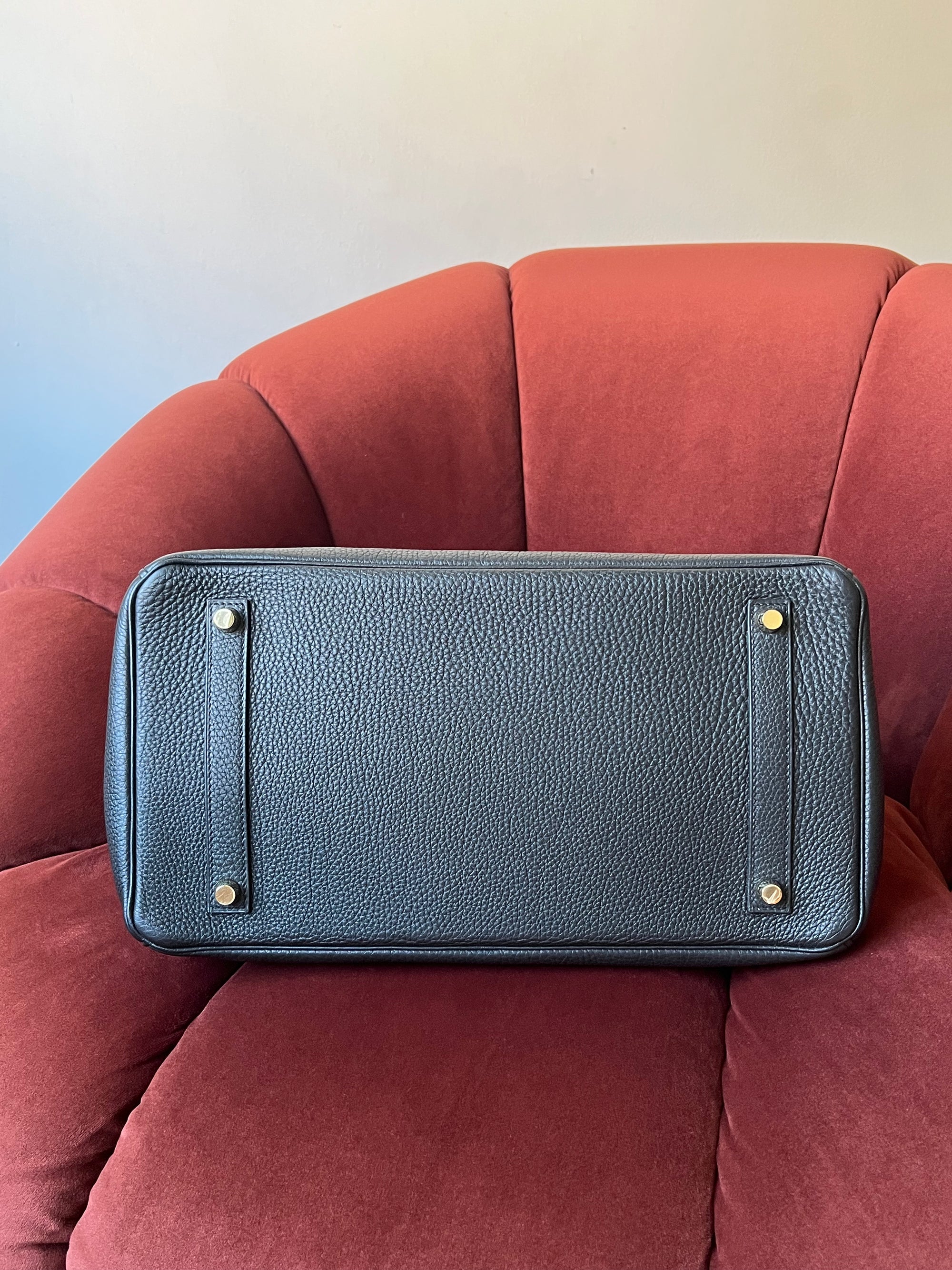 Hermès Birkin 35 In Black Togo (2014)