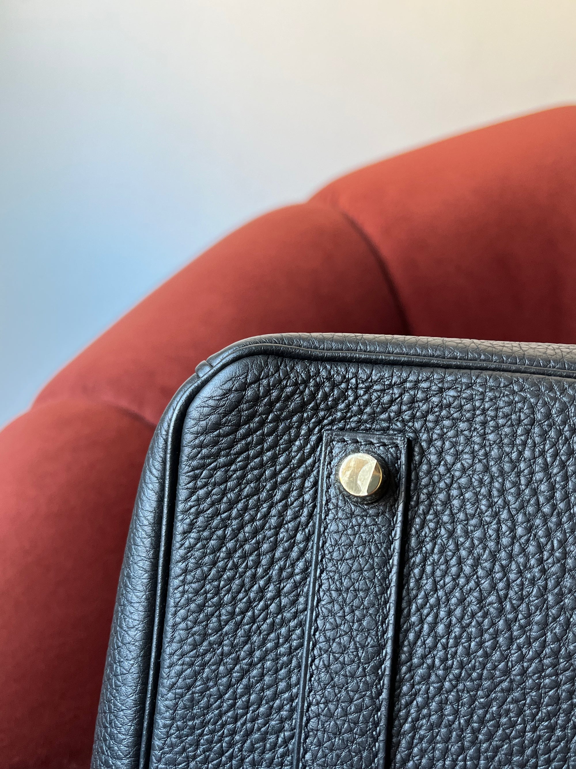 Hermès Birkin 35 In Black Togo (2014)