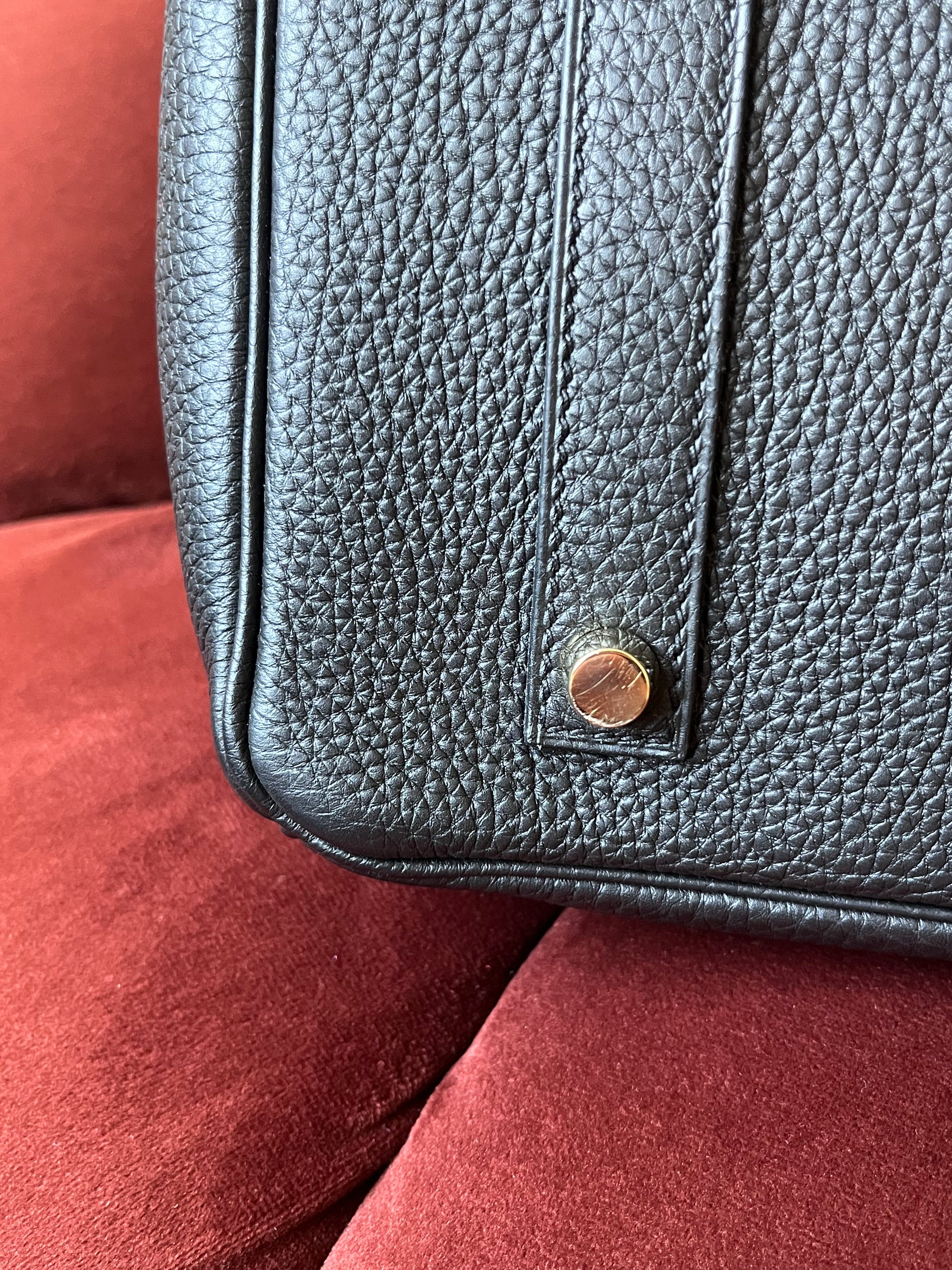 Hermès Birkin 35 In Black Togo (2014)
