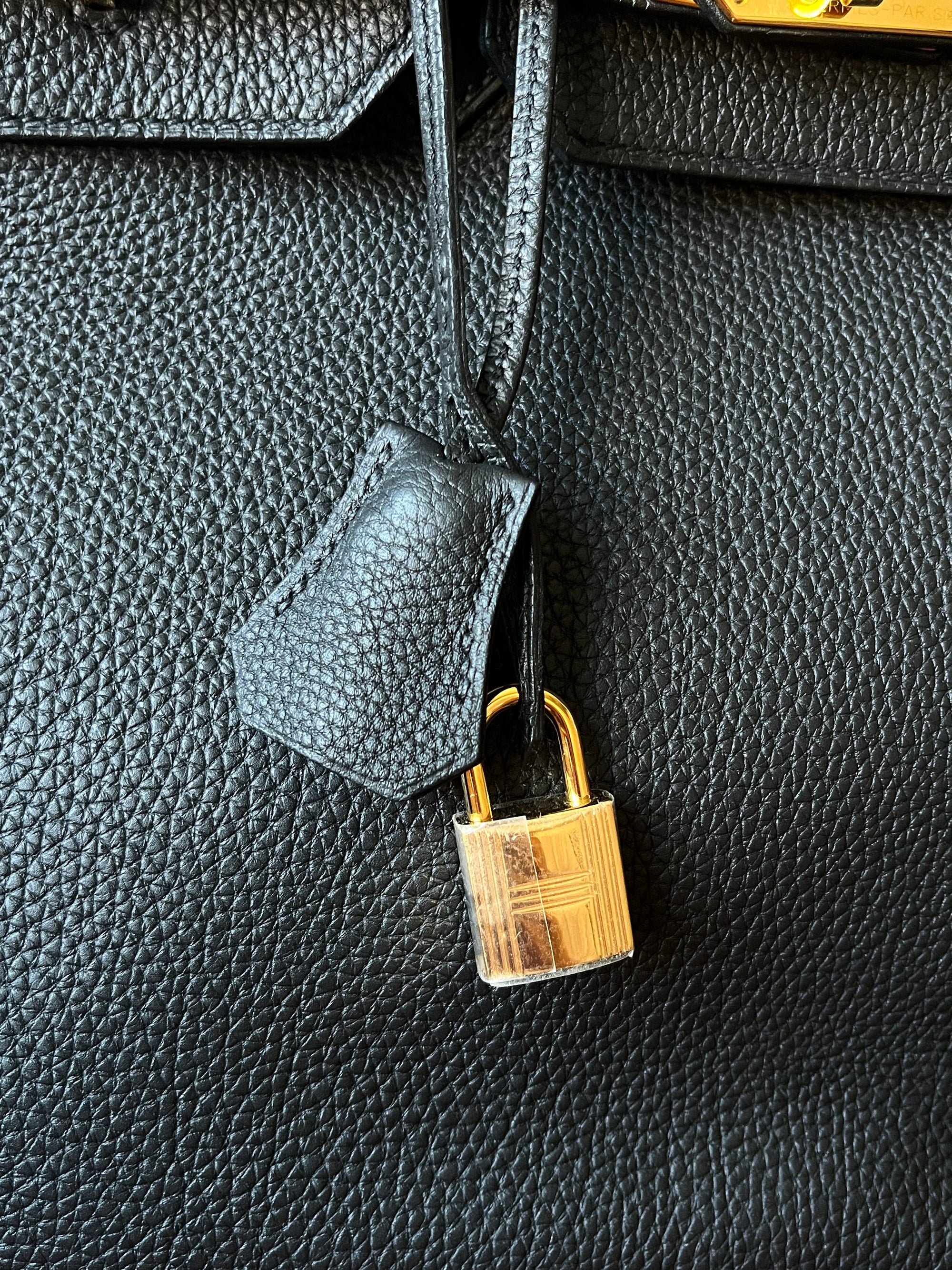 Hermès Birkin 35 In Black Togo (2014)
